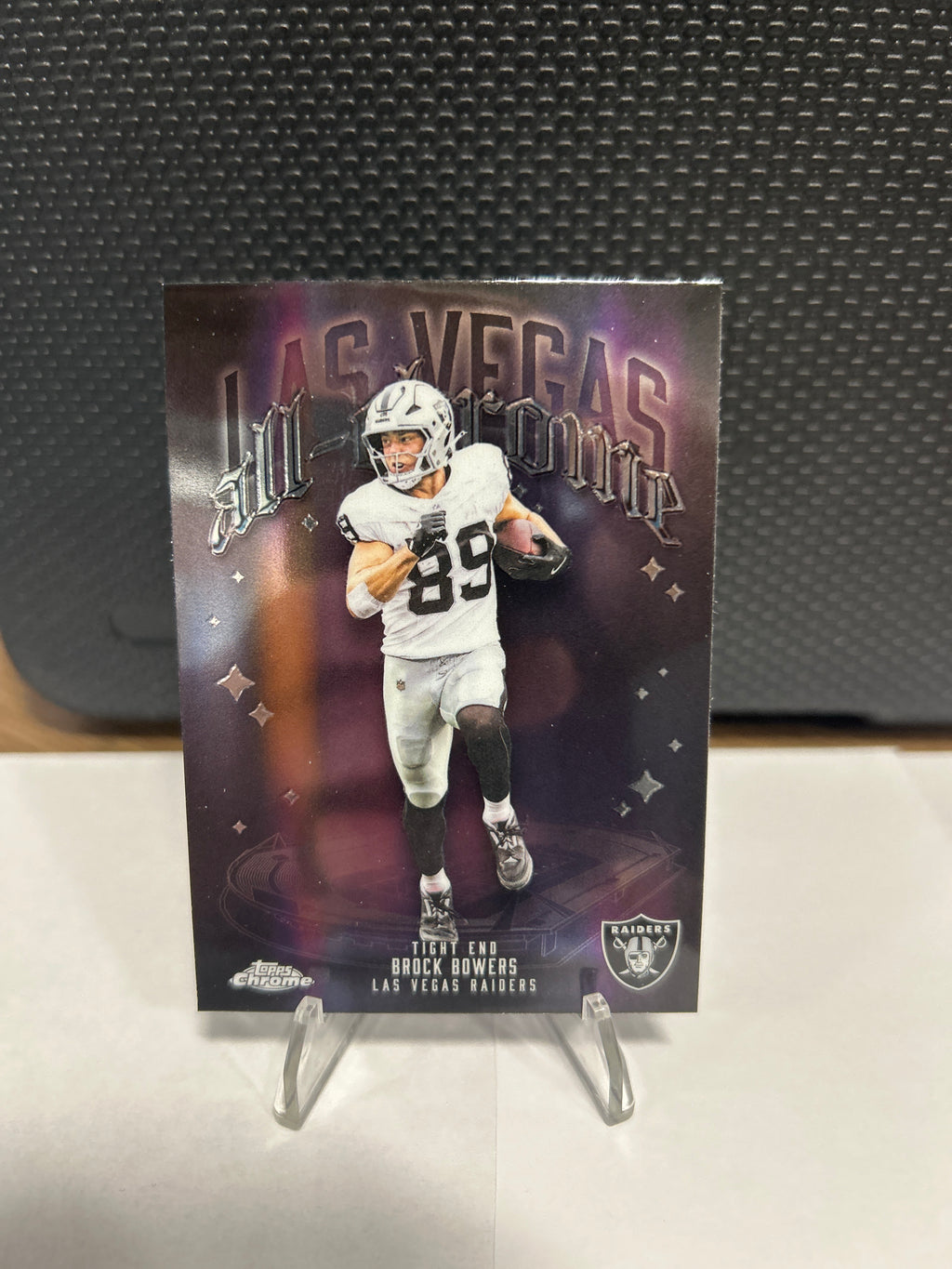 2025 Topps Chrome Brock Bowers All-Chrome Refractor #ACT-10 Las Vegas Raiders