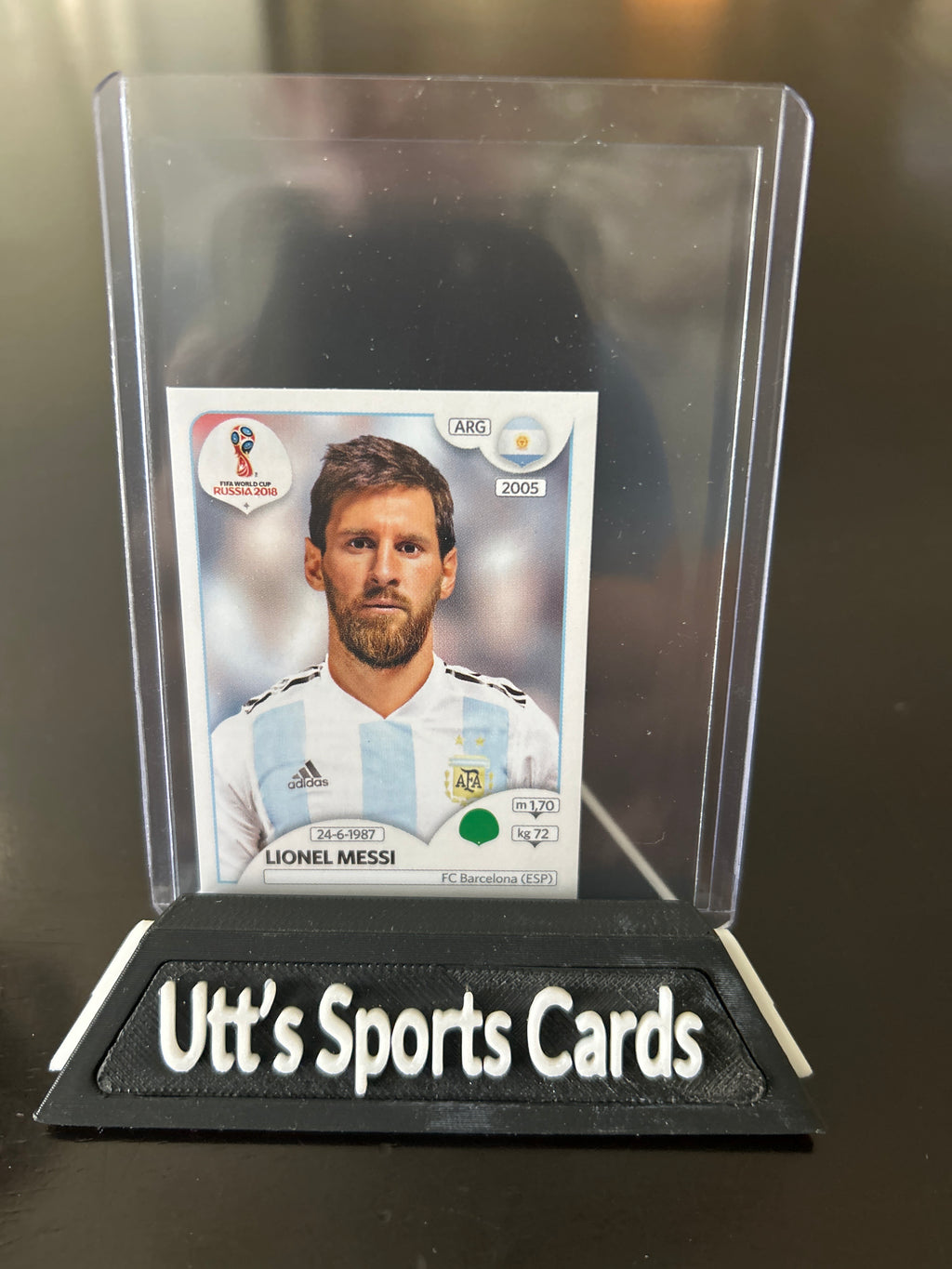 2018 Panini FIFA World Cup Russia LIONEL MESSI Argentina Sticker #288