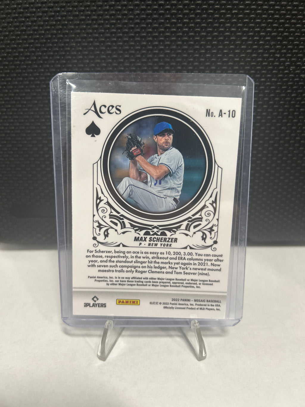 2022 Panini Mosaic - Aces Max Scherzer #A-10