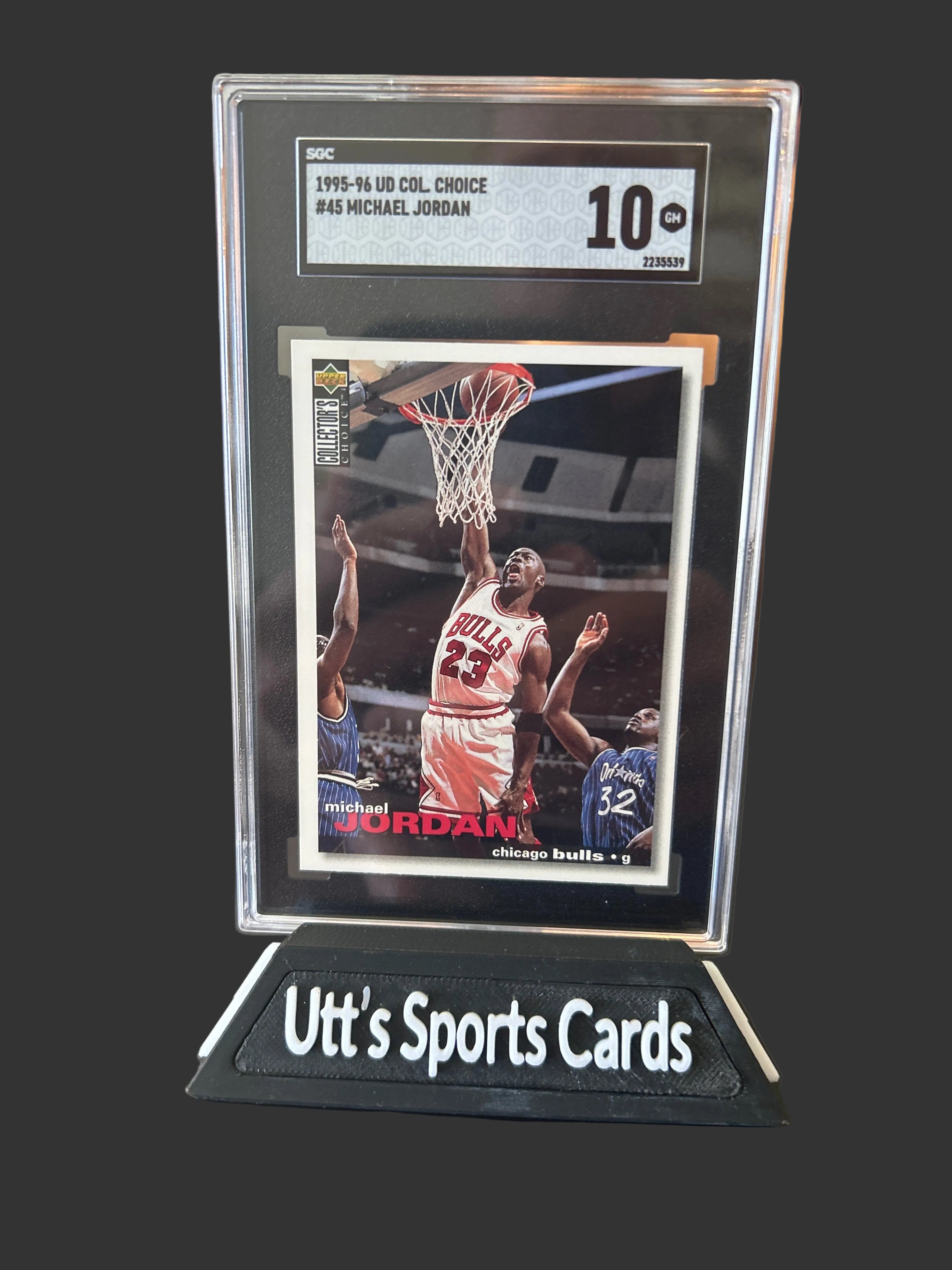 1995 Upper Deck Collector’s Choice #45 Michael Jordan SGC 10 GEM MINT MJ 🐐🔥
