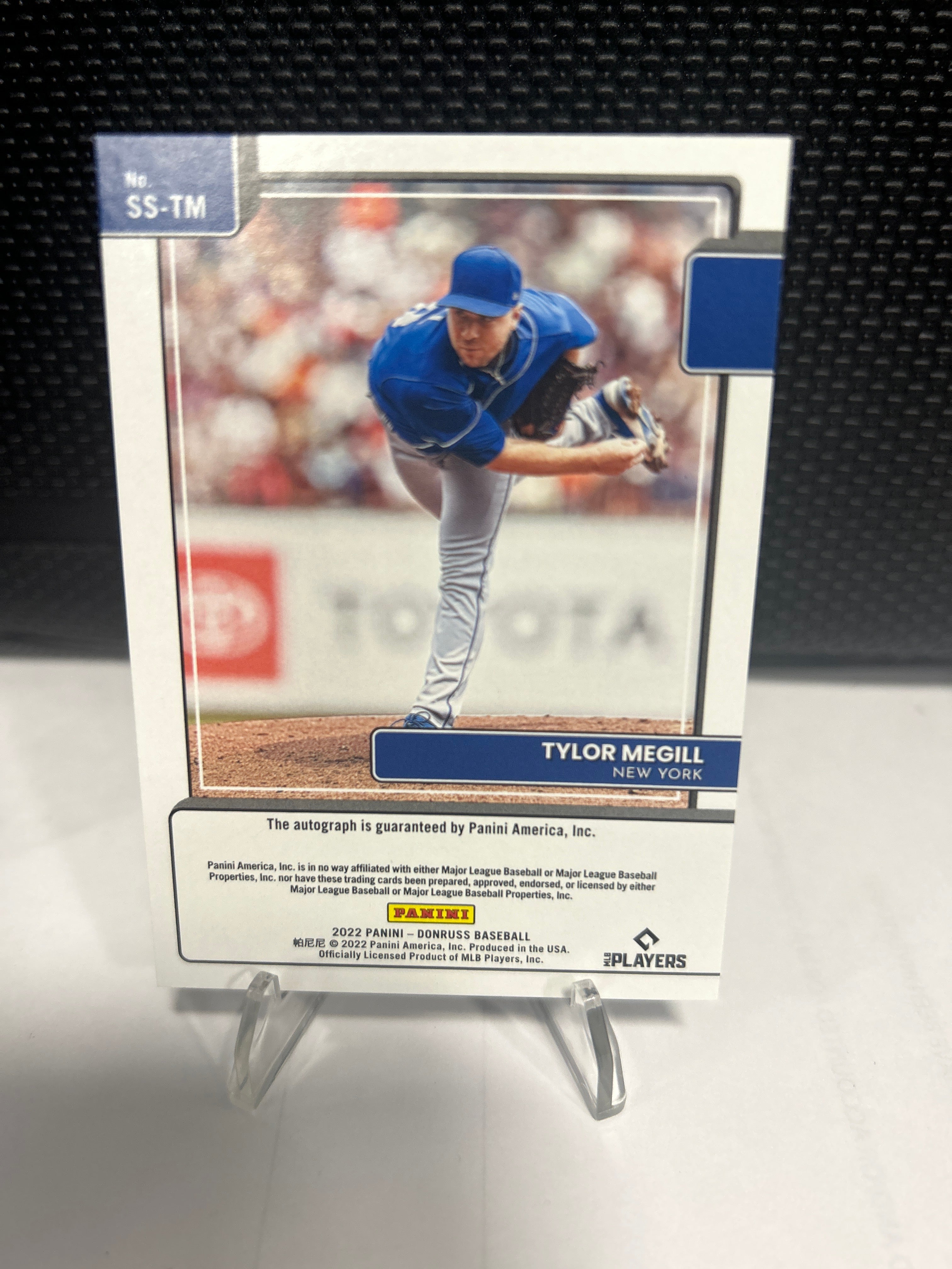 2022 Panini Donruss - Signature Series Tylor Megill #SS-TM (AU, RC)
