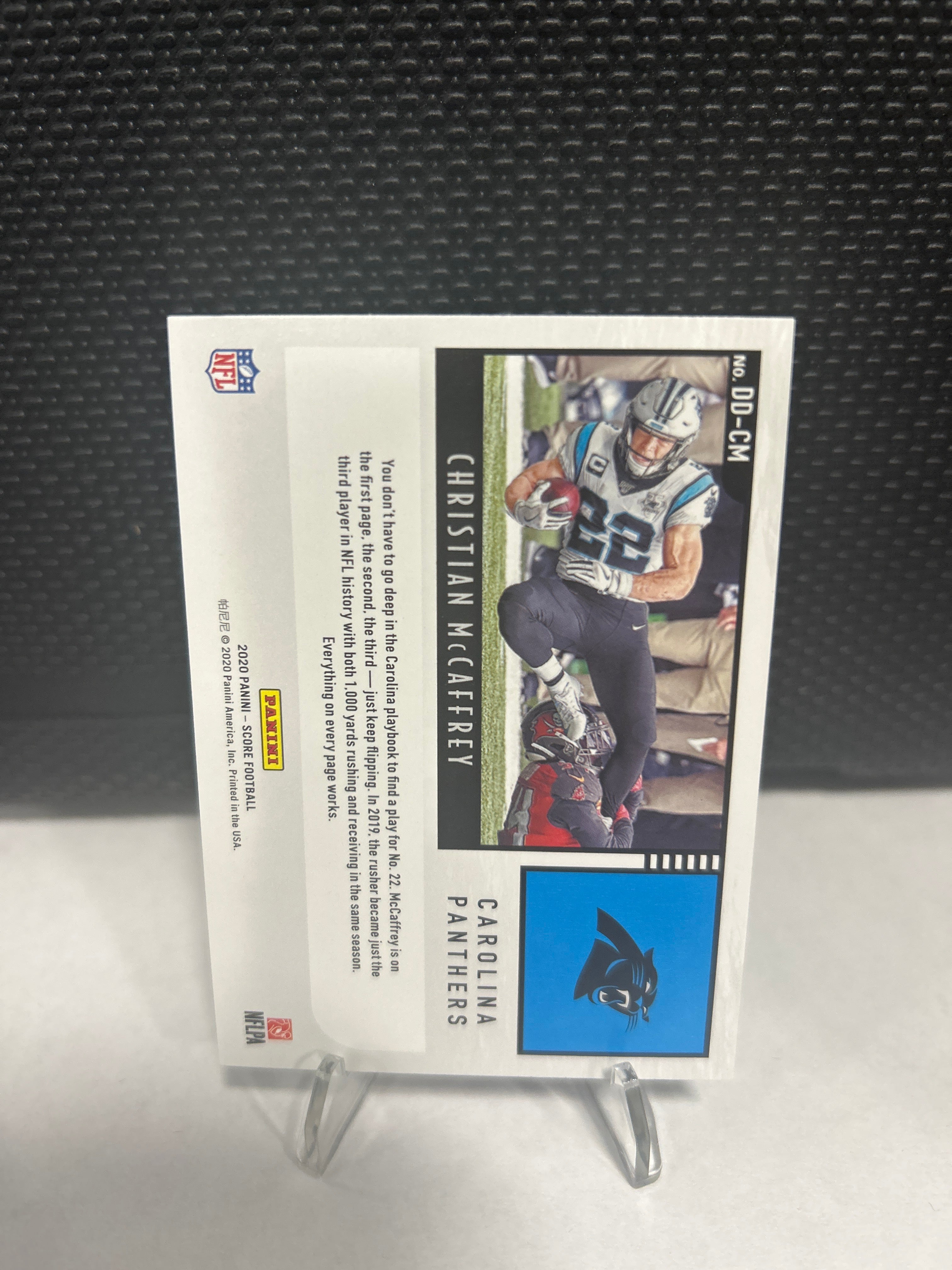 2020 Score Christian McCaffrey Deep Dive Insert Carolina Panthers #DD-CM