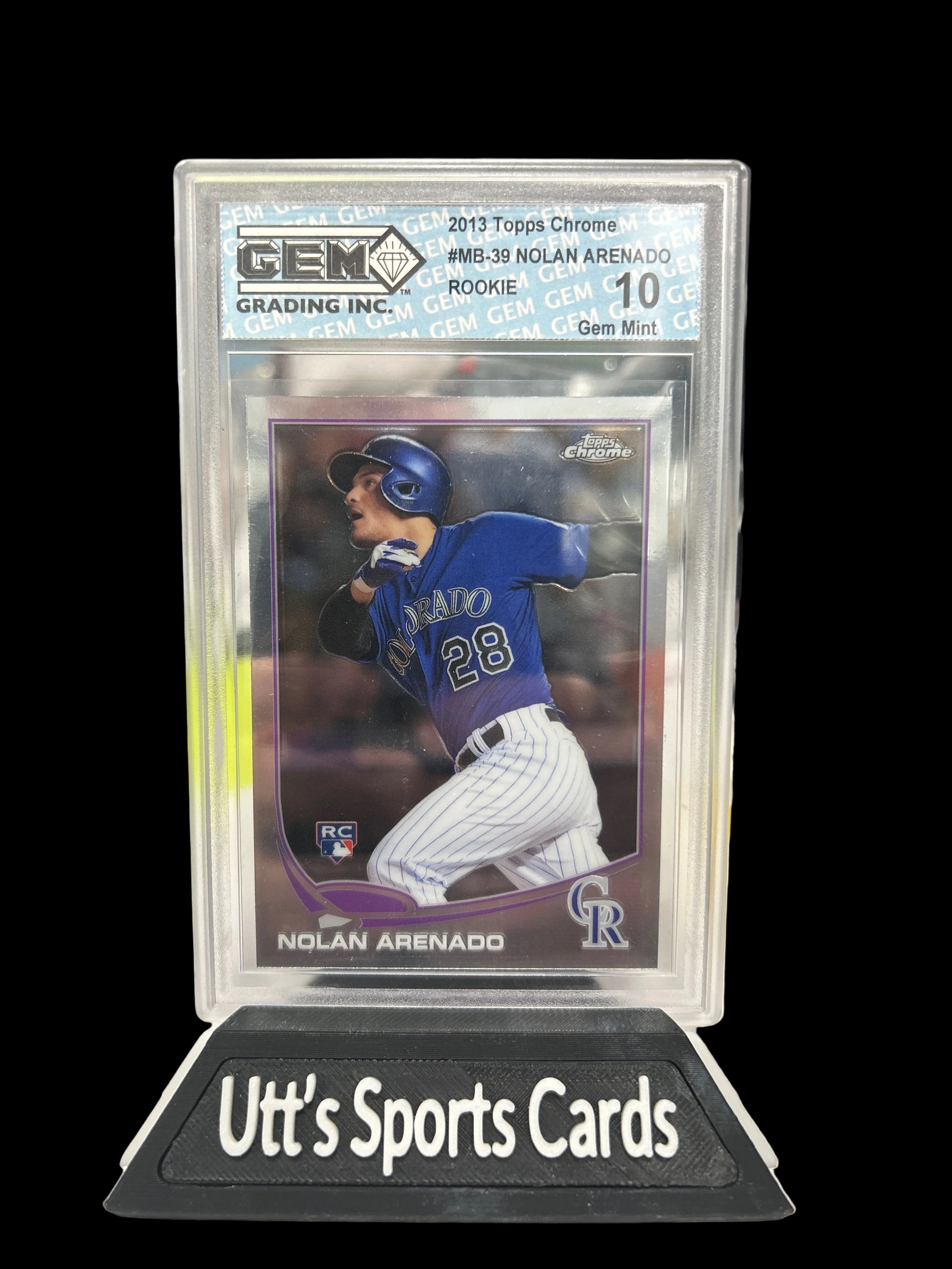 2013 Topps Chrome Update - Nolan Arenado #MB-39 (RC) GEM- 10