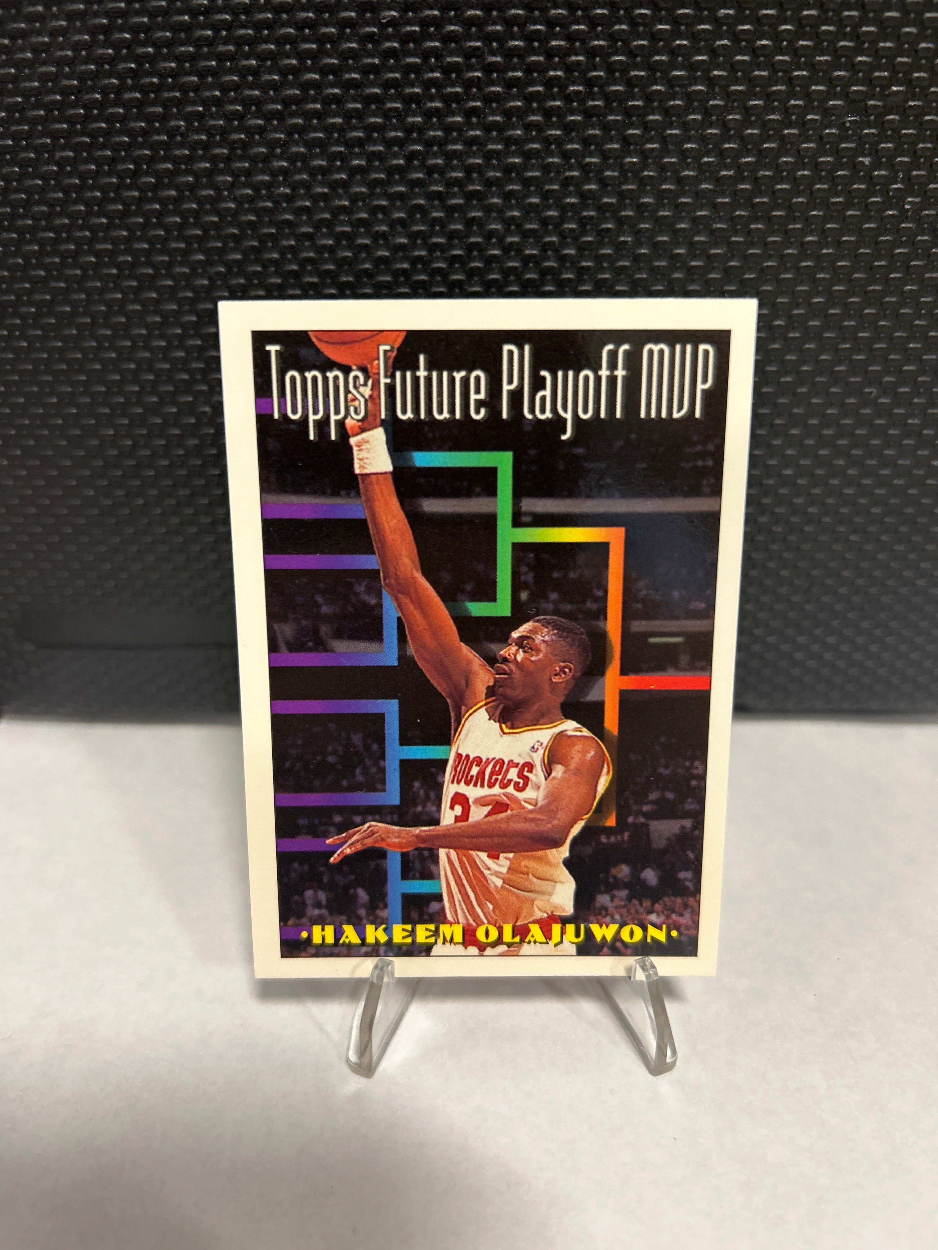 1994 Topps Hakeem Olajuwon Houston Rockets Future Playoff MVP #205