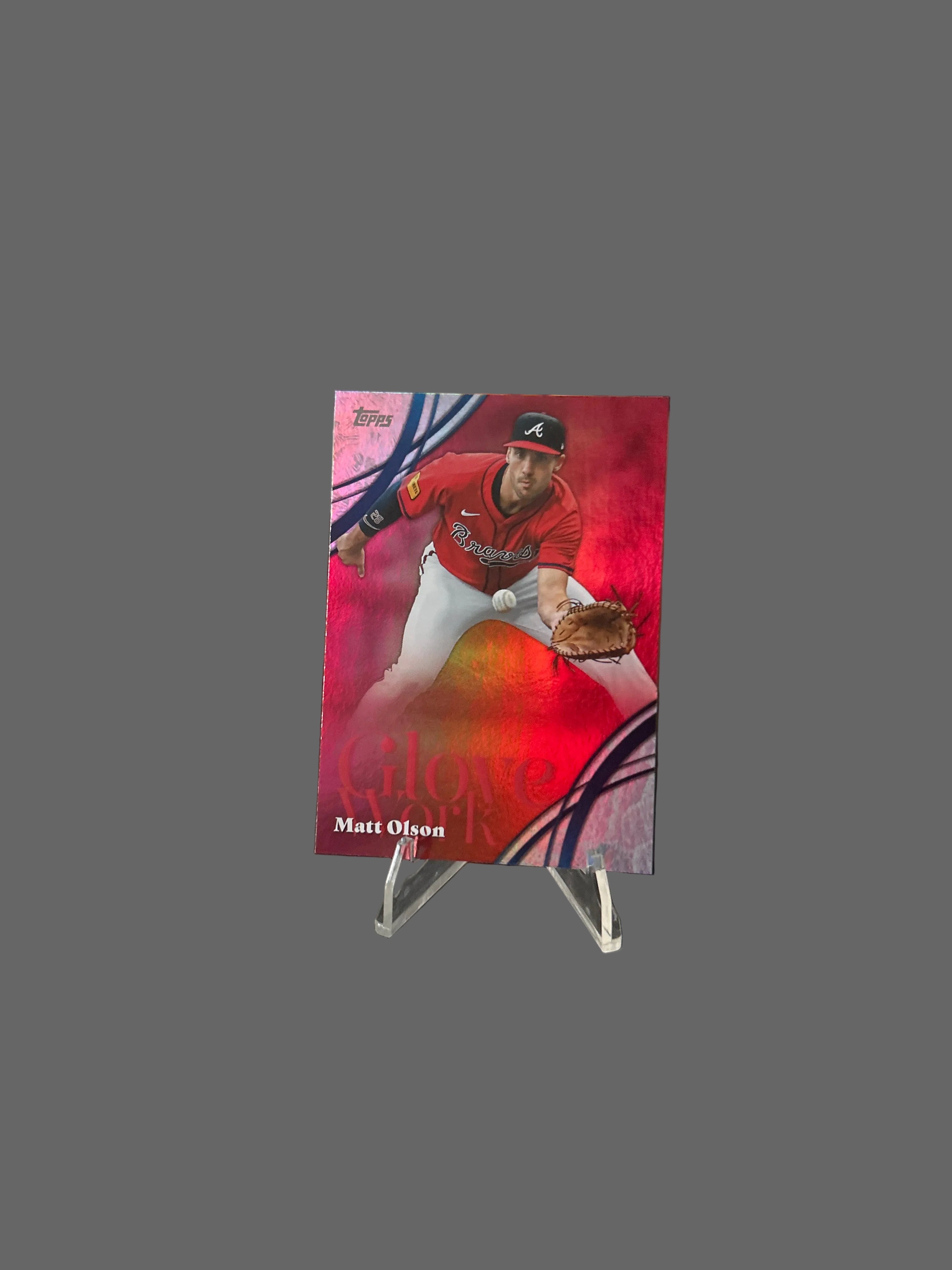 2026 Topps Series 2 Glove Work Matt Olson Insert #GW-34 Atlanta Braves