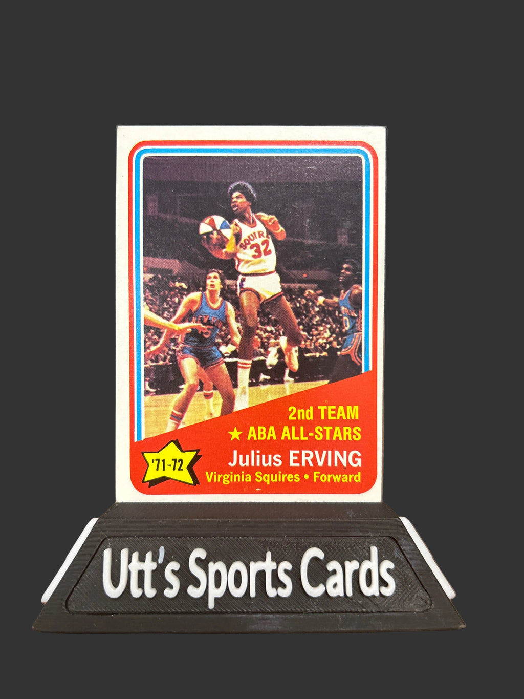 1972/73 Topps Basketball #255 Julius Erving All Star Virginia Squires