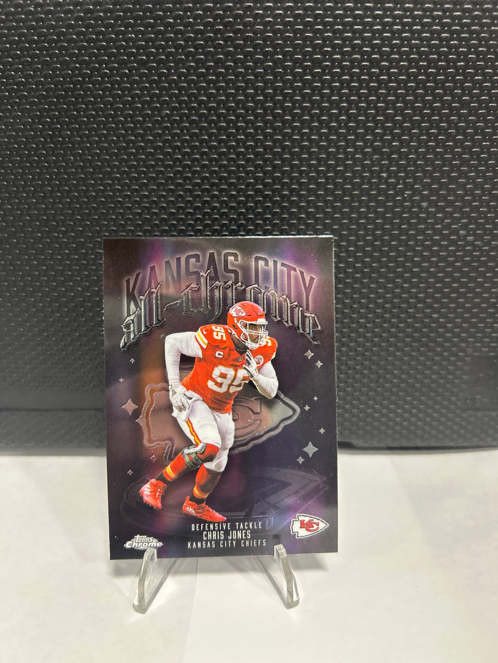Topps 2025 Chrome All-Chrome Chris Jones Kansas City Chiefs Insert ACT-17