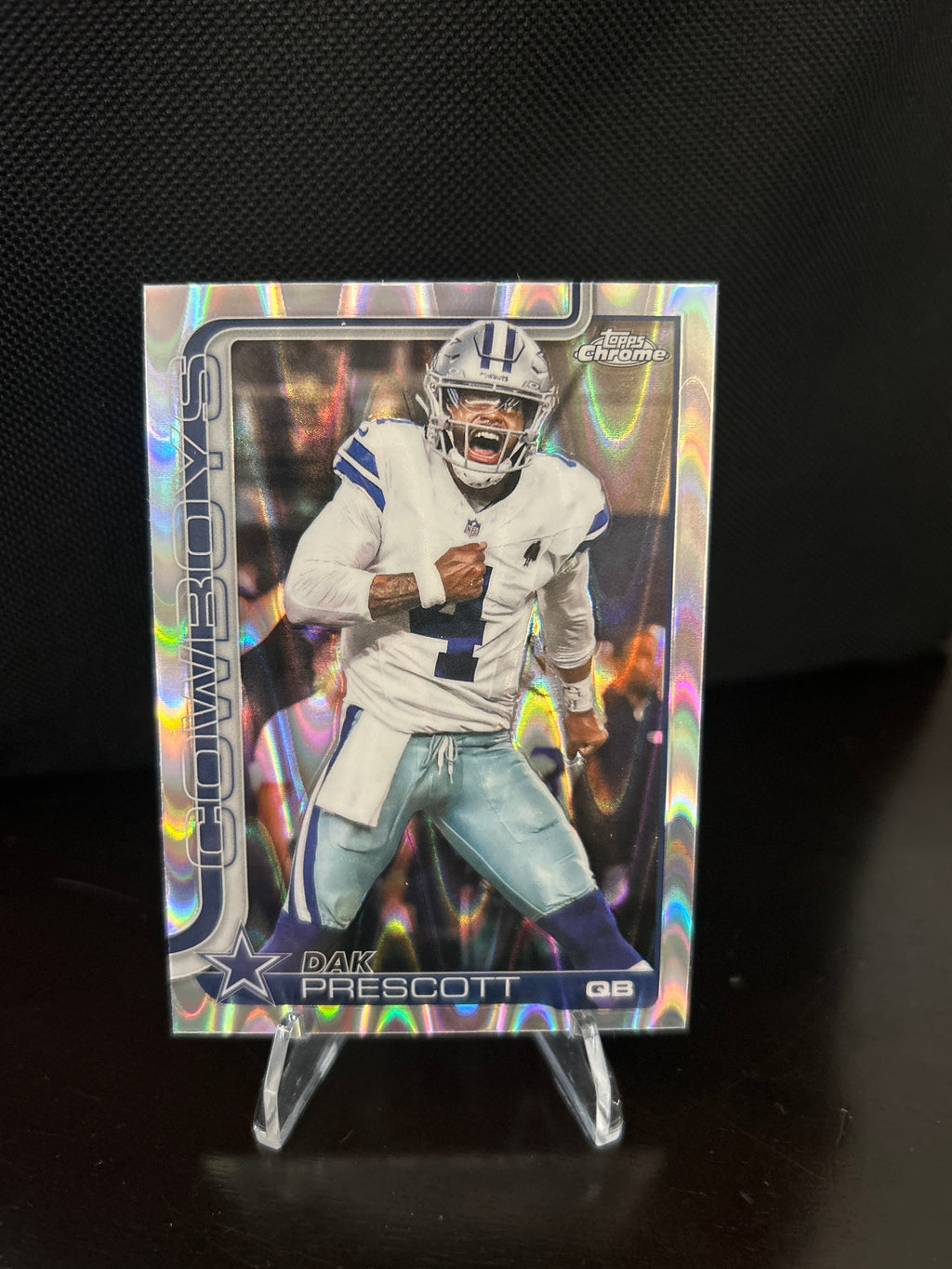 2025 Topps Chrome - Dak Prescott #79 Raywave Refractor Cowboys