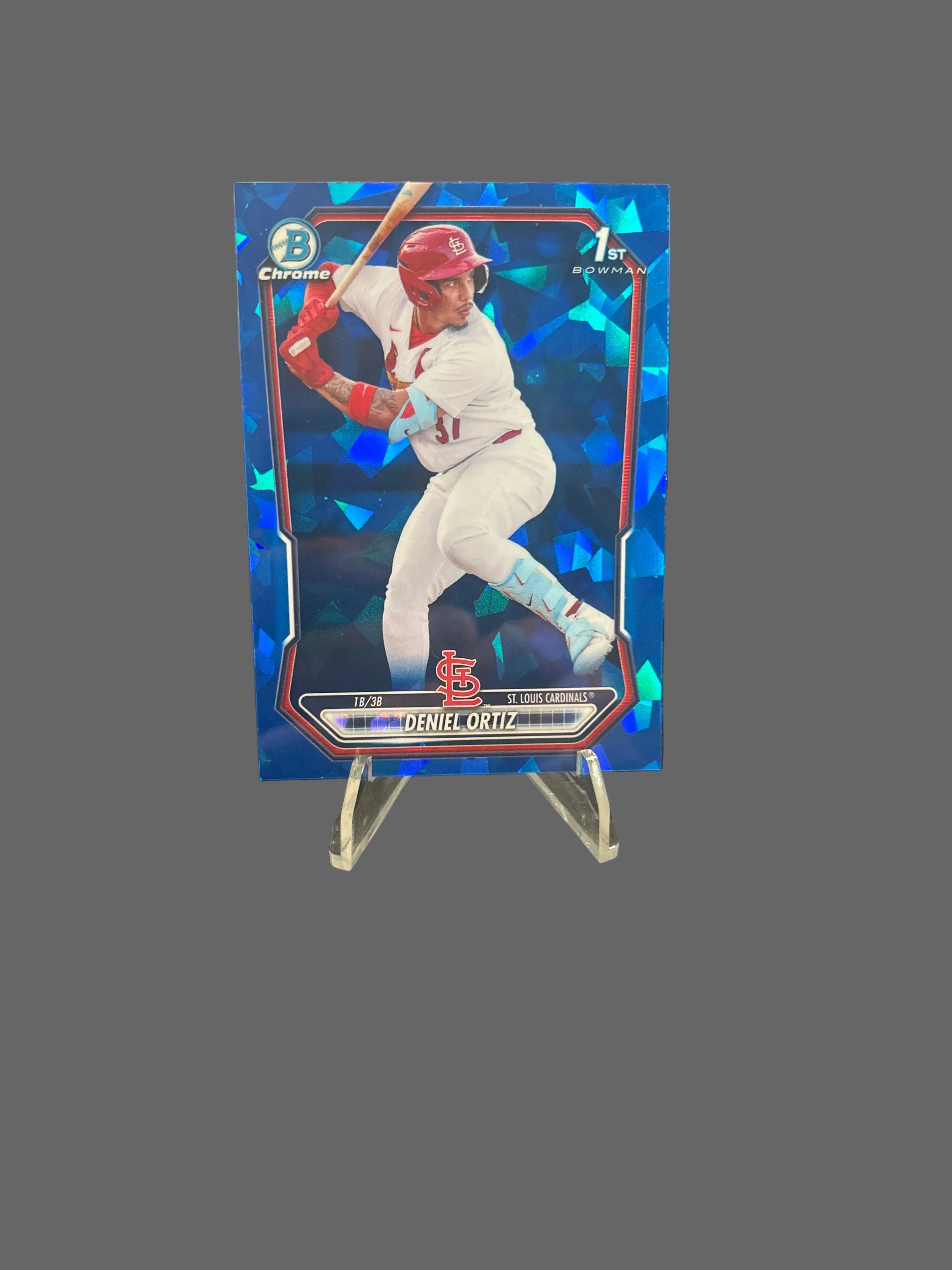 Deniel Ortiz 1st Bowman Sapphire 2026 BCP-22 (RC) St. Louis Cardinals