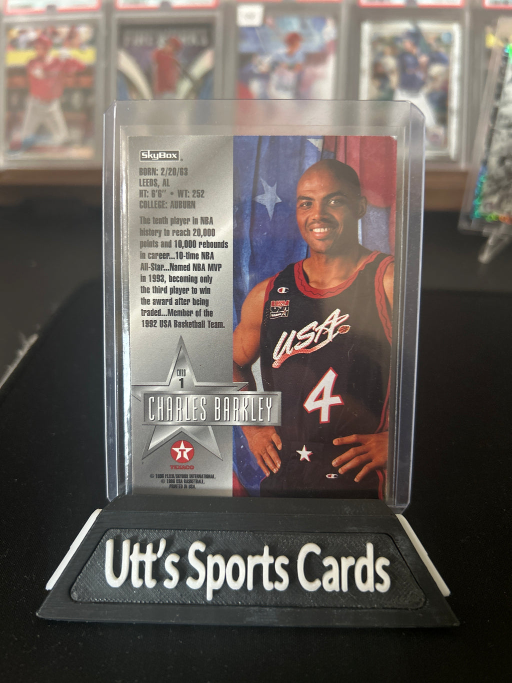 1996 Skybox Texaco USA Basketball - Charles Barkley #1