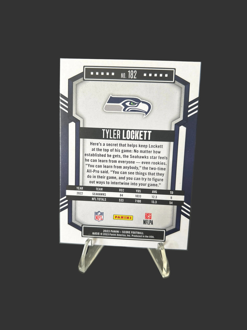2022 Score - Tyler Lockett #173 Stars /299