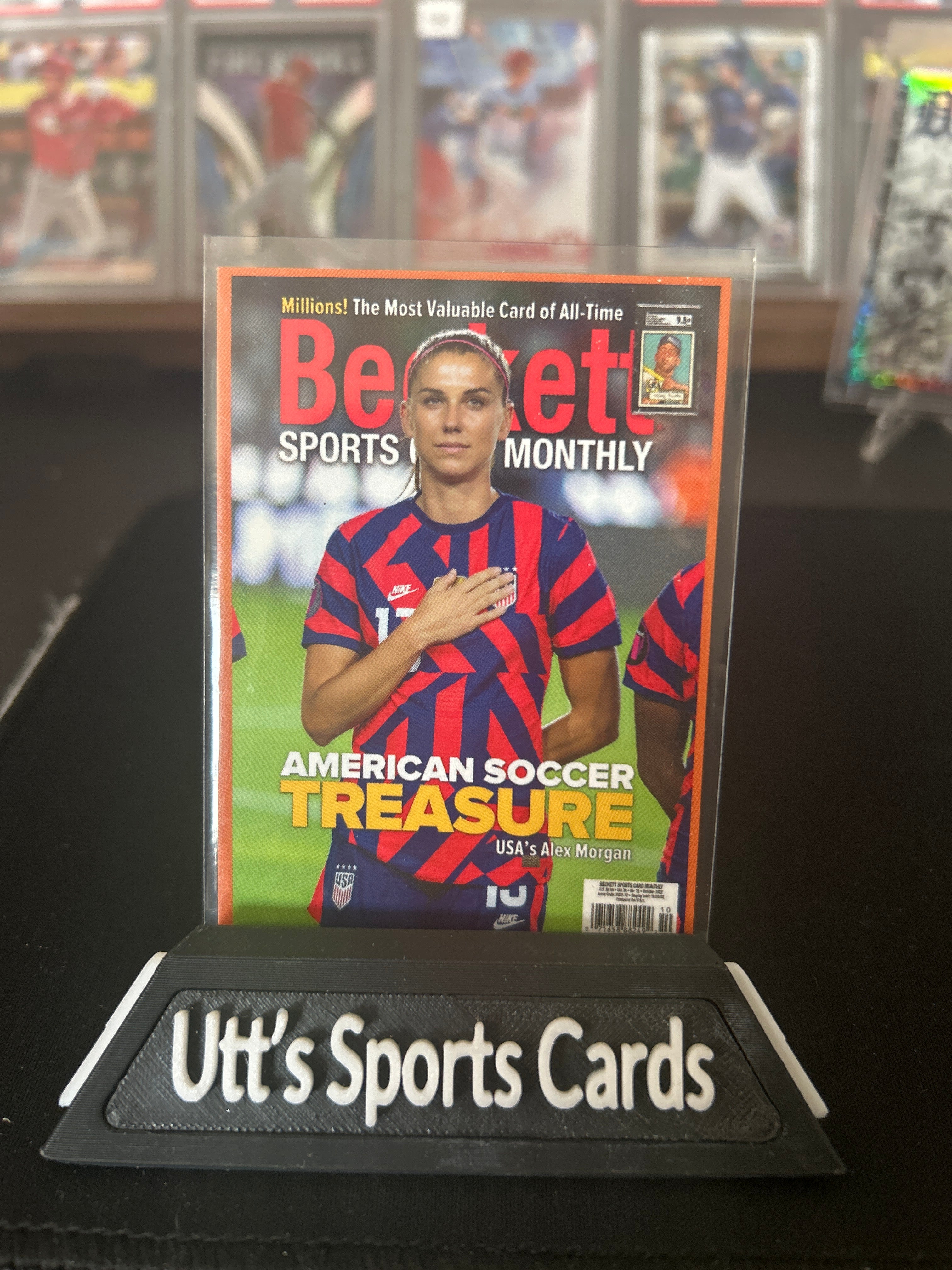 Alex Morgan Beckett Cover Magazine Dave & Adam’s Dacardworld Promo Card