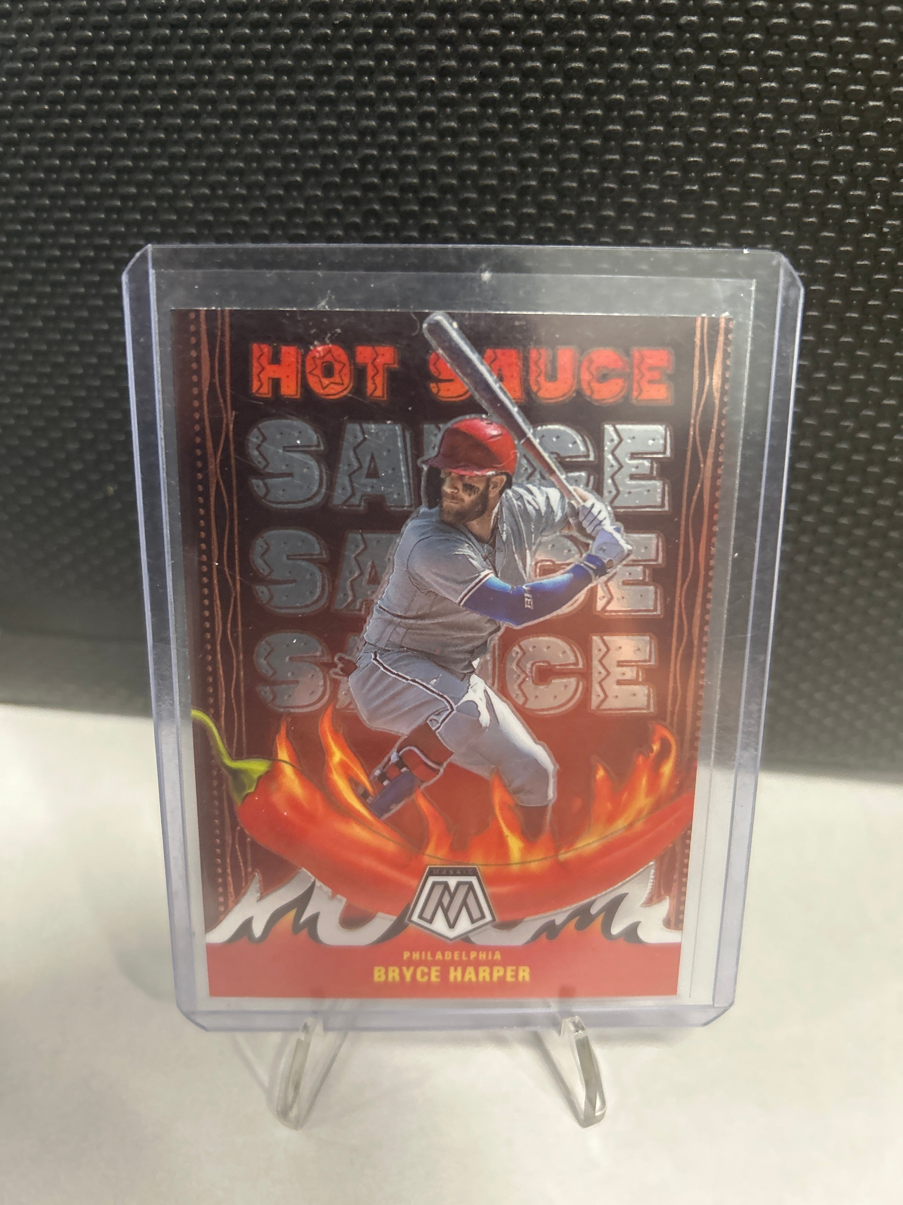 2022 Panini Mosaic Hot Sauce Bryce Harper #HS-3