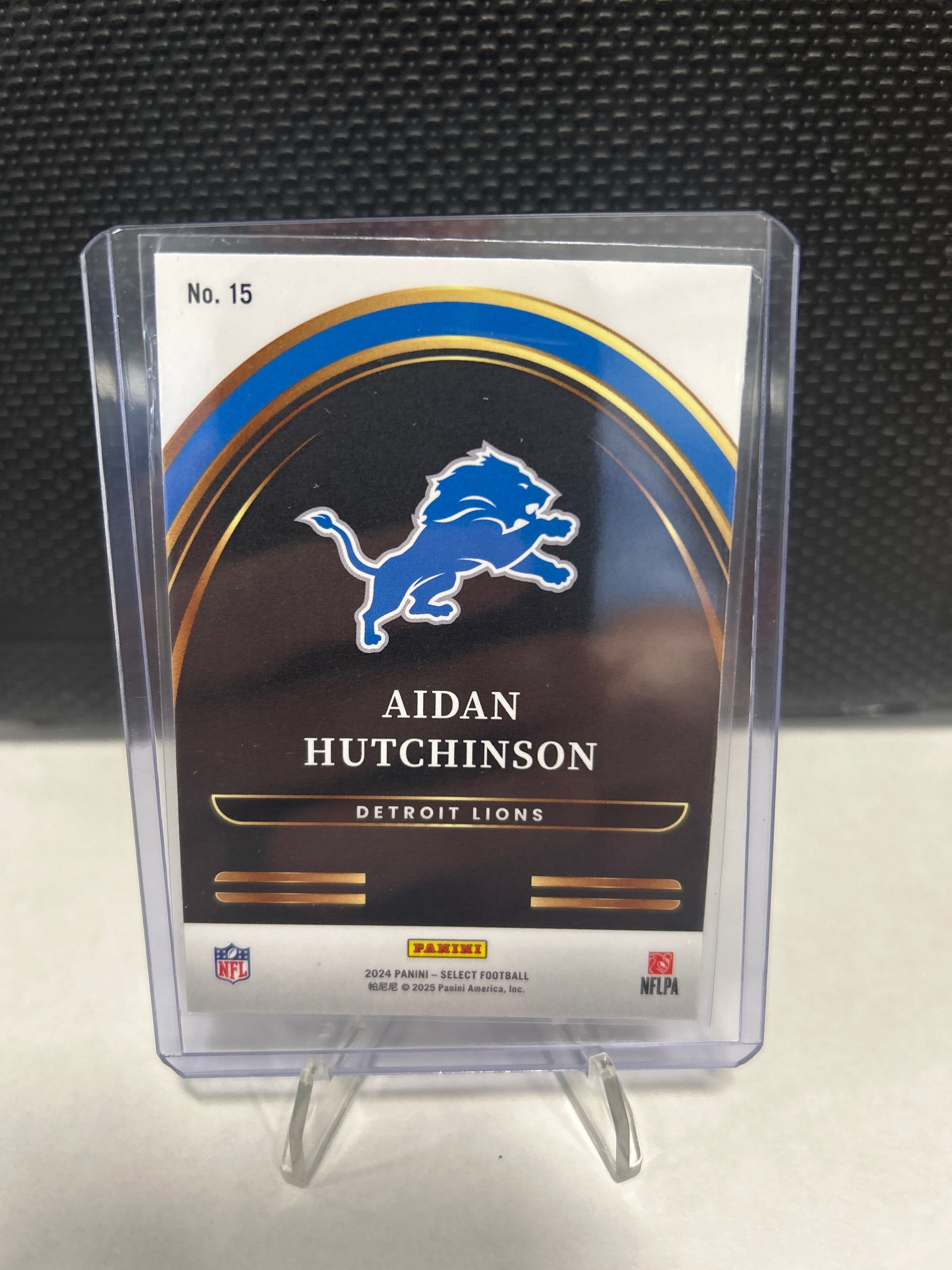 2024 Panini Select Aidan Hutchinson Future Insert #15 Detroit Lions