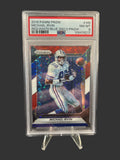 2016 Panini Prizm Red/White/Blue Disco Michael Irvin Dallas Cowboys #145 PSA8 (POP 1) no higher PSA grade