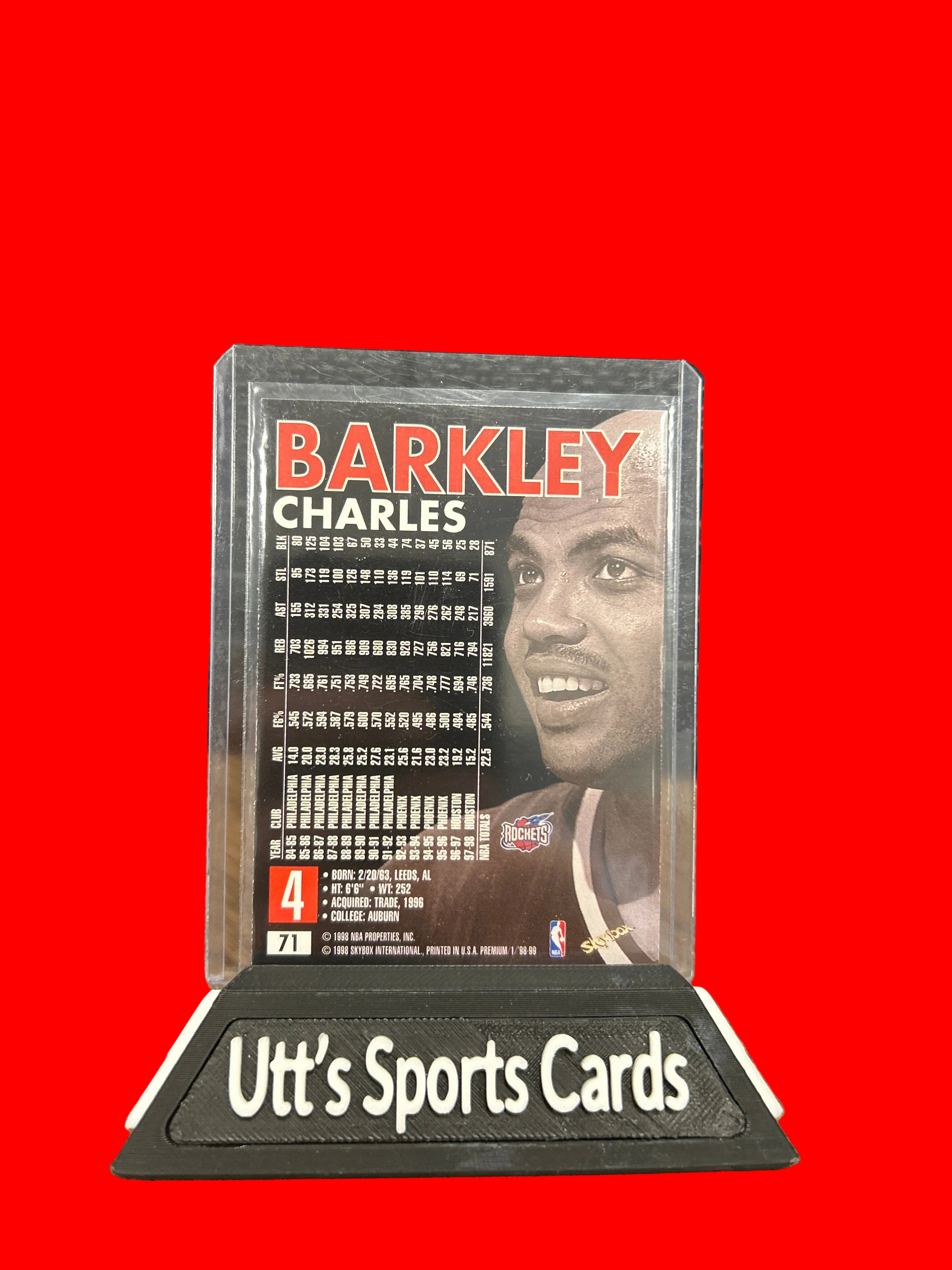 1998 Skybox Premium #71 Charles Barkley Houston Rockets