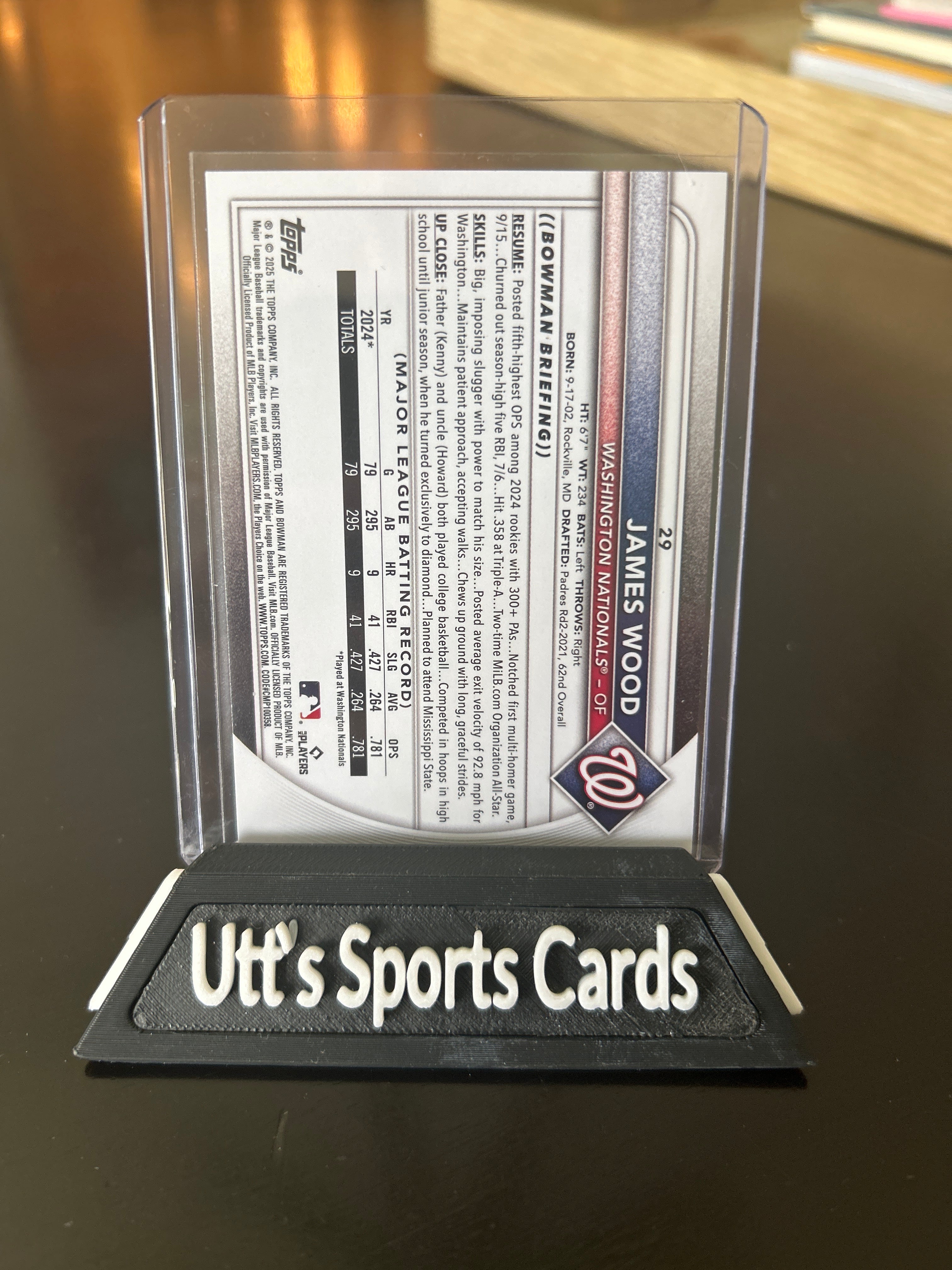 2025 Bowman #29 James Wood (RC)
