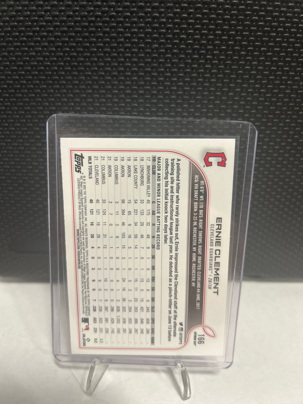 2022 Topps Opening Day Ernie Clement Rookie
