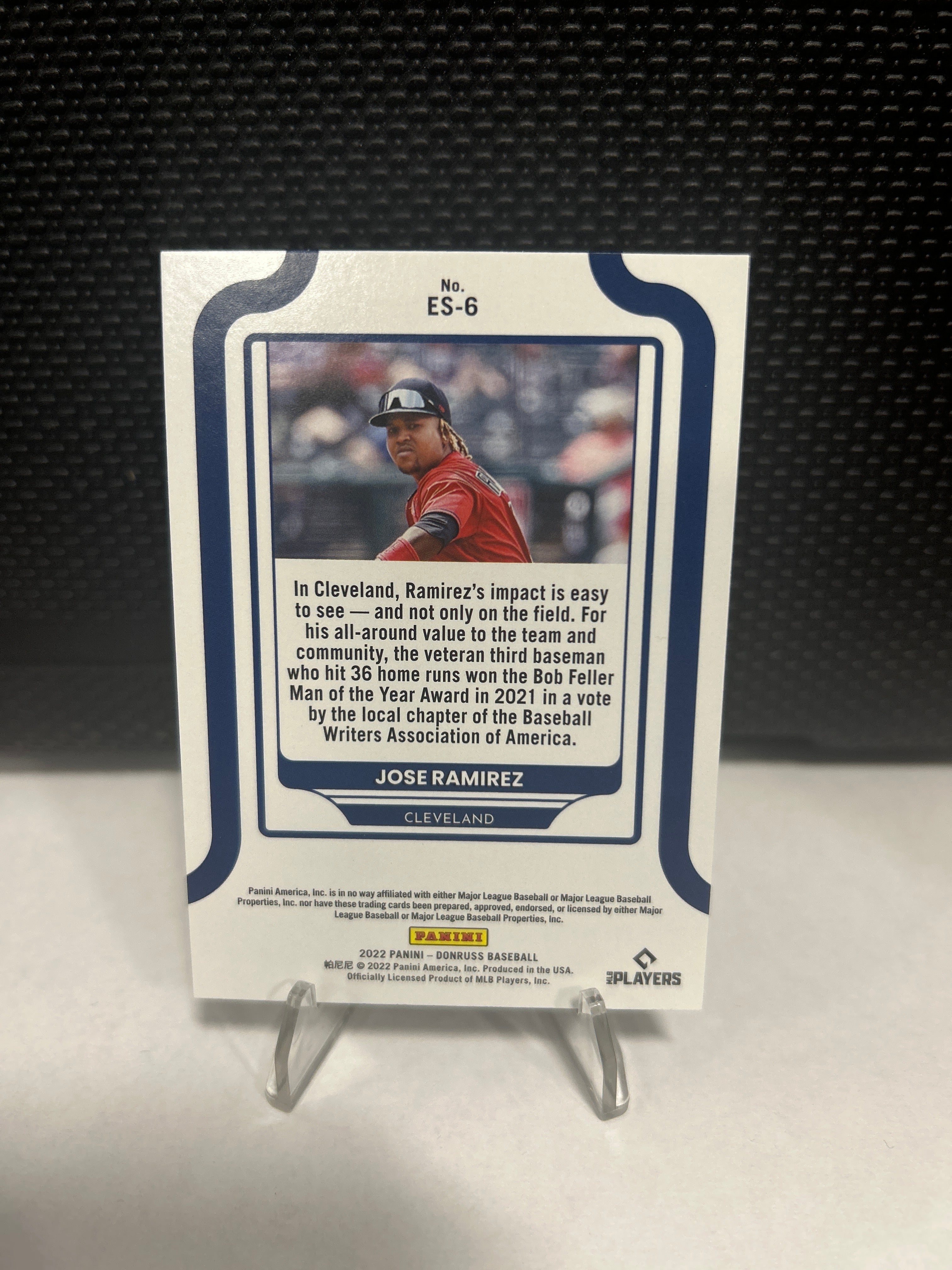 2022 Panini Donruss - Elite Series Jose Ramirez #ES-6 Rapture