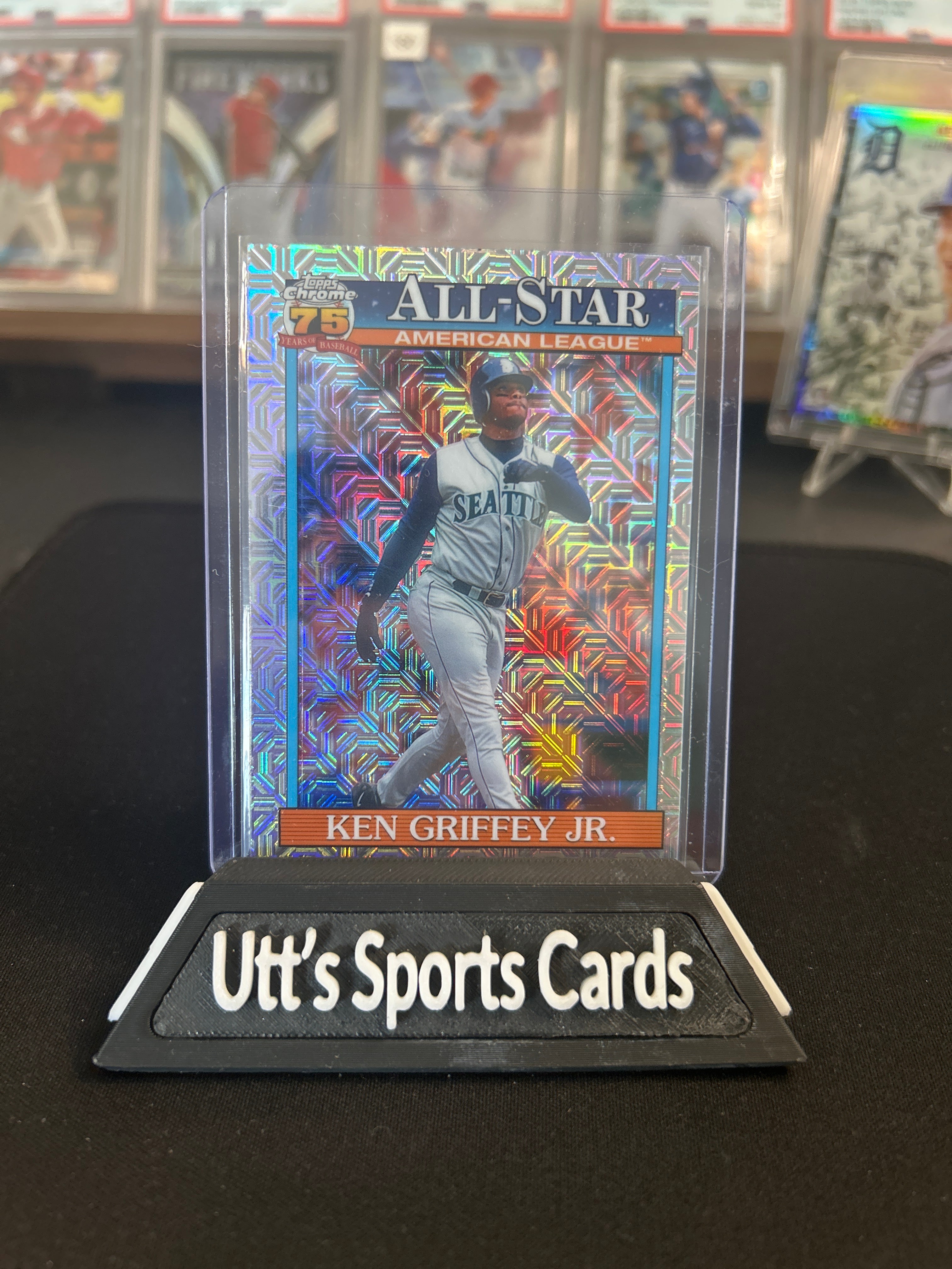 2026 Topps Series 2 Ken Griffey Jr 1991 All Star Chrome Mojo Refractor #91ASC-45