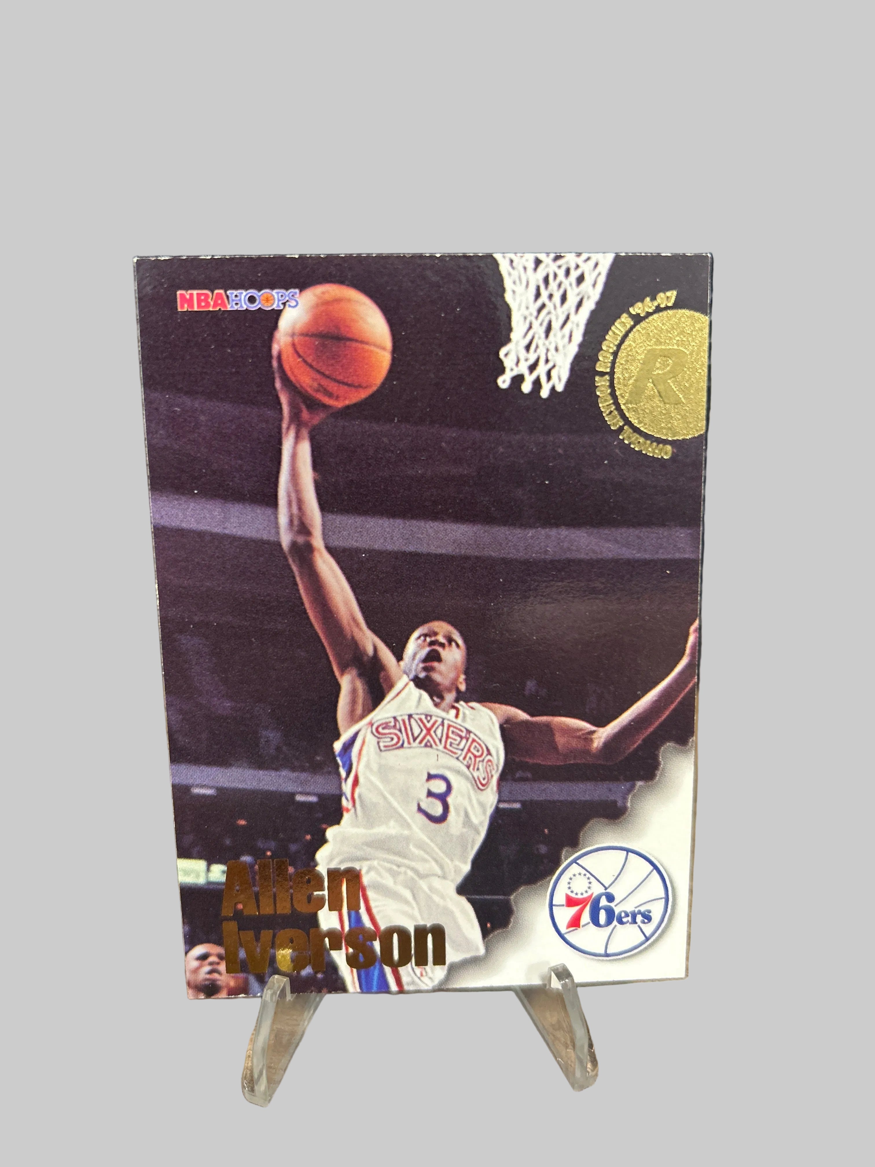 Allen Iverson 1996-97 SkyBox NBA Hoops Rookie Card #295