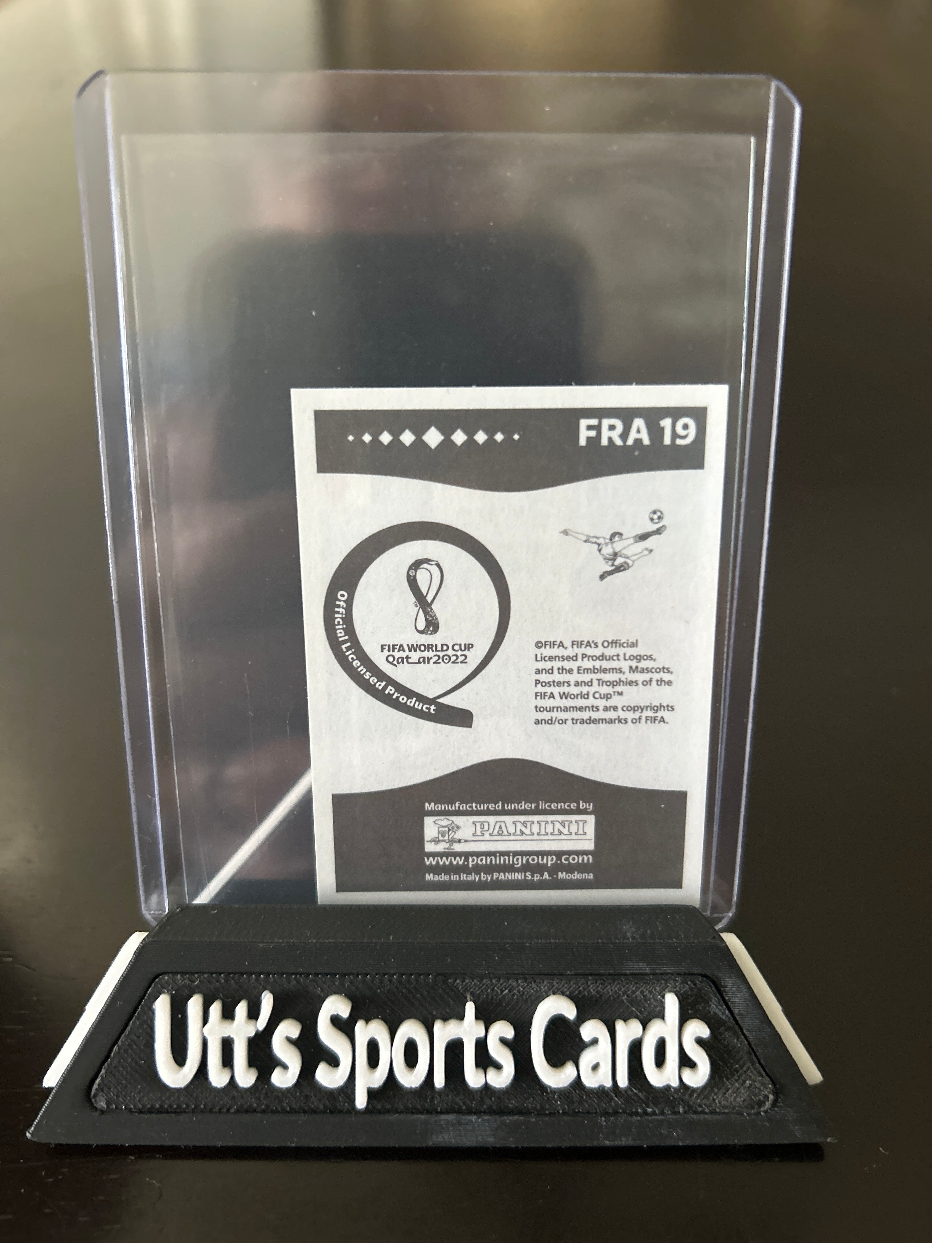 Kylian Mbappe Panini World Cup Qatar 2022 Sticker White Border FRA 19