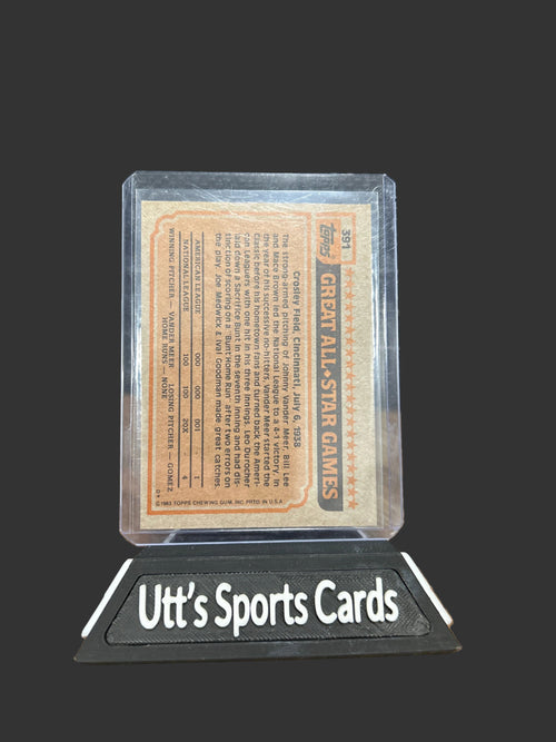 1983 Topps - All-Star Rickey Henderson #391 (Centered)