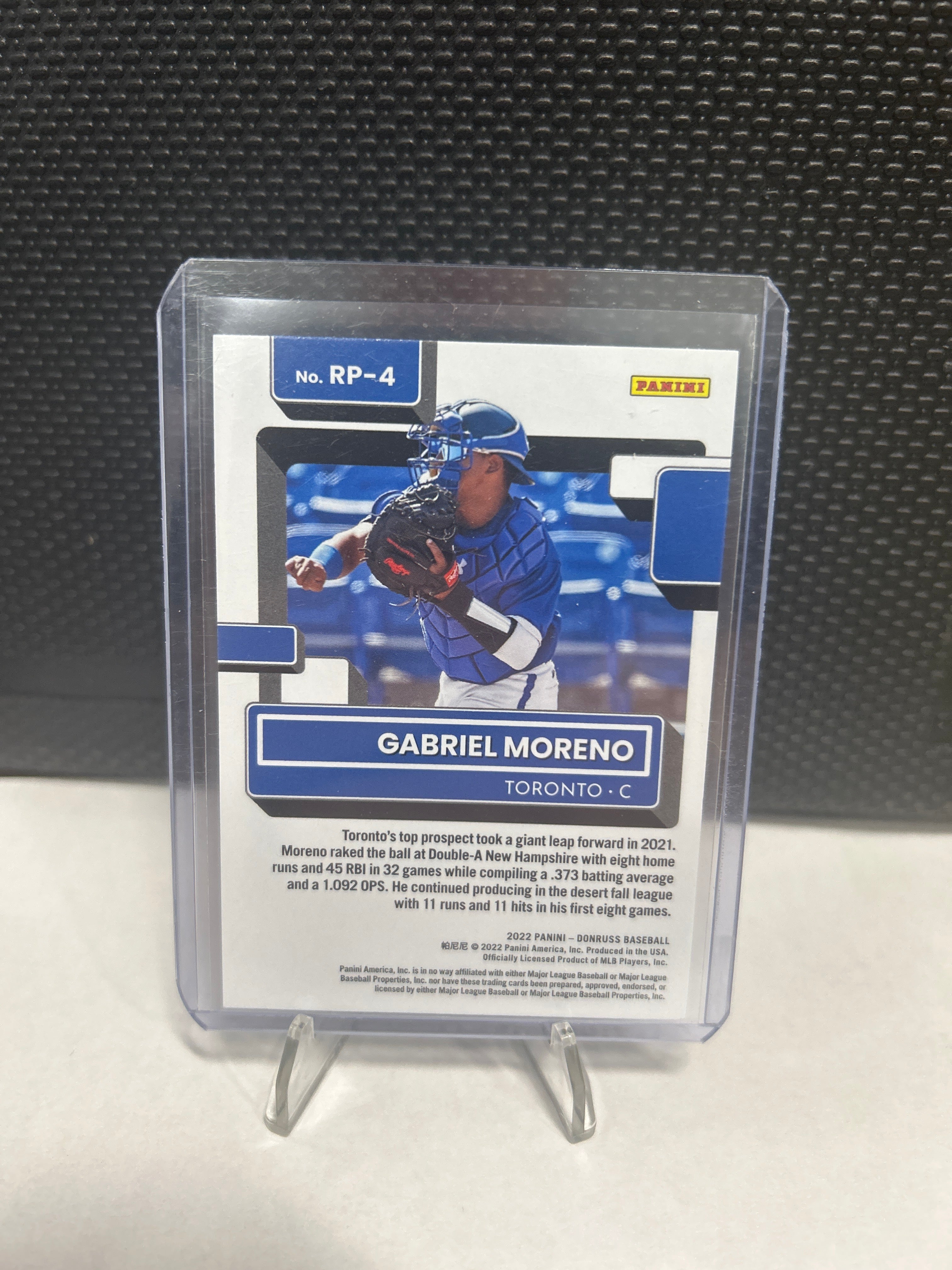 2022 Panini Donruss - Rated Prospect Gabriel Moreno #RP-4 Vector (RC)