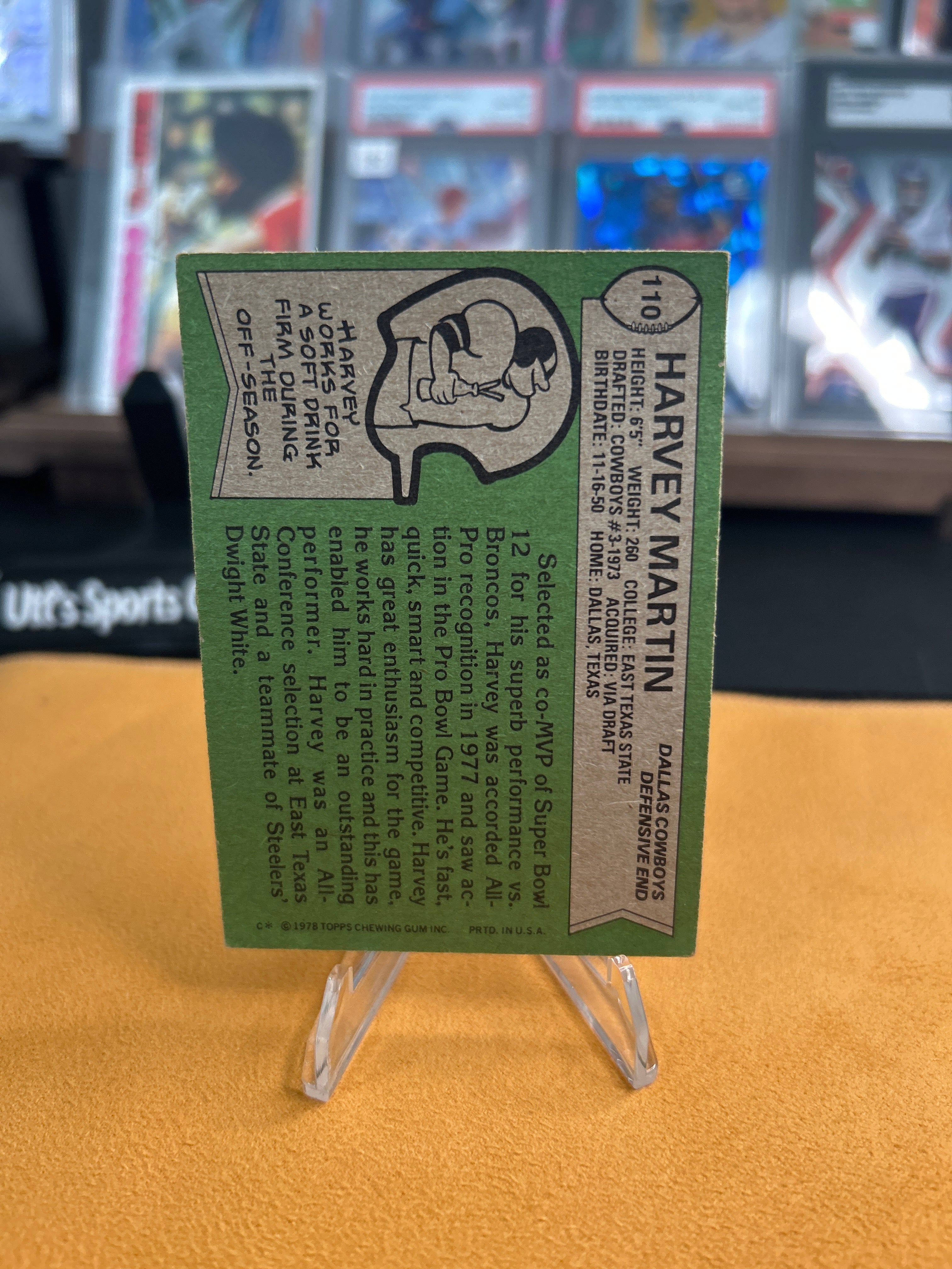 1978 Topps - Harvey Martin #110