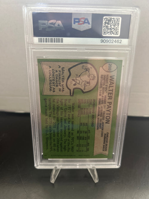 1978 Topps Walter Payton All-Pro PSA 7