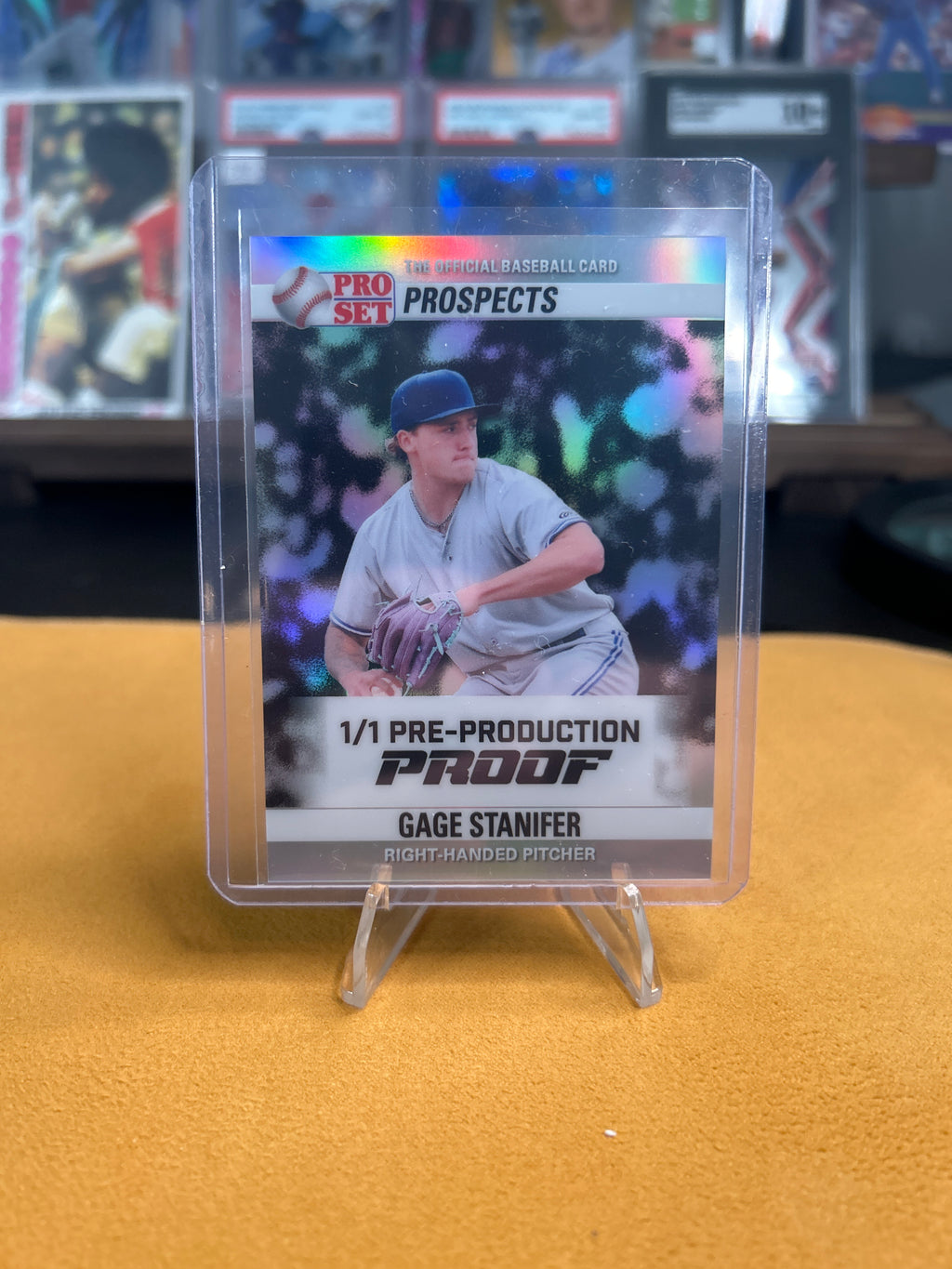 2026 Leaf Pro Set Metal Gage Stanifer  1/1 Pre-Production Proof