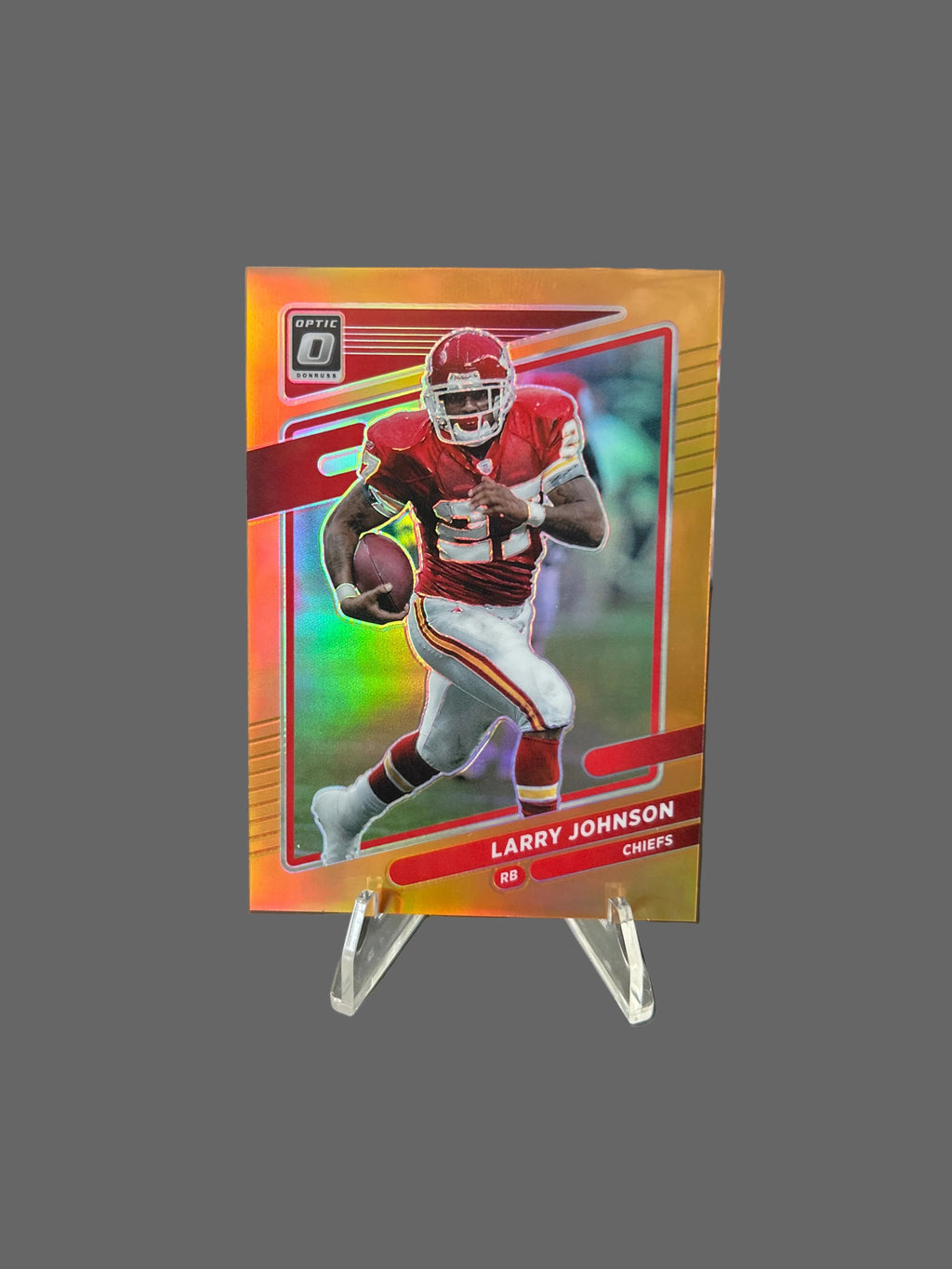 2021 Optic Orange Holo Larry Johnson /199