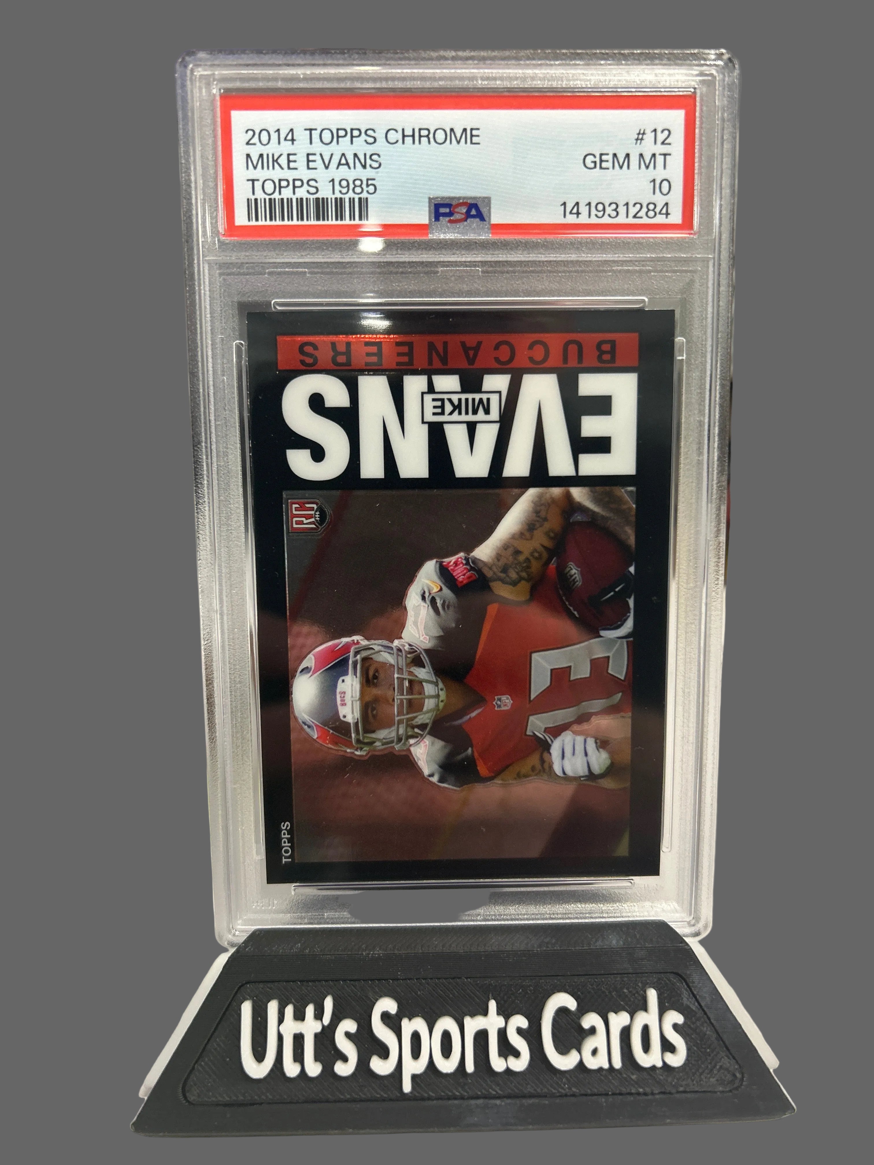 2014 TOPPS CHROME 1985 TOPPS #12 MIKE EVANS RC BUCCANEERS PSA 10