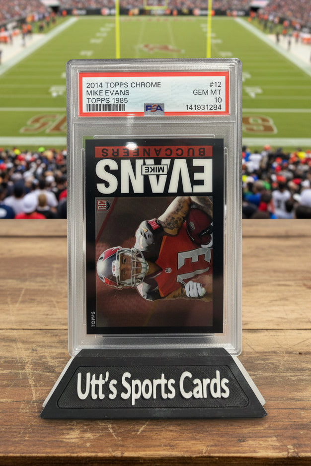 2014 TOPPS CHROME 1985 TOPPS #12 MIKE EVANS RC BUCCANEERS PSA 10
