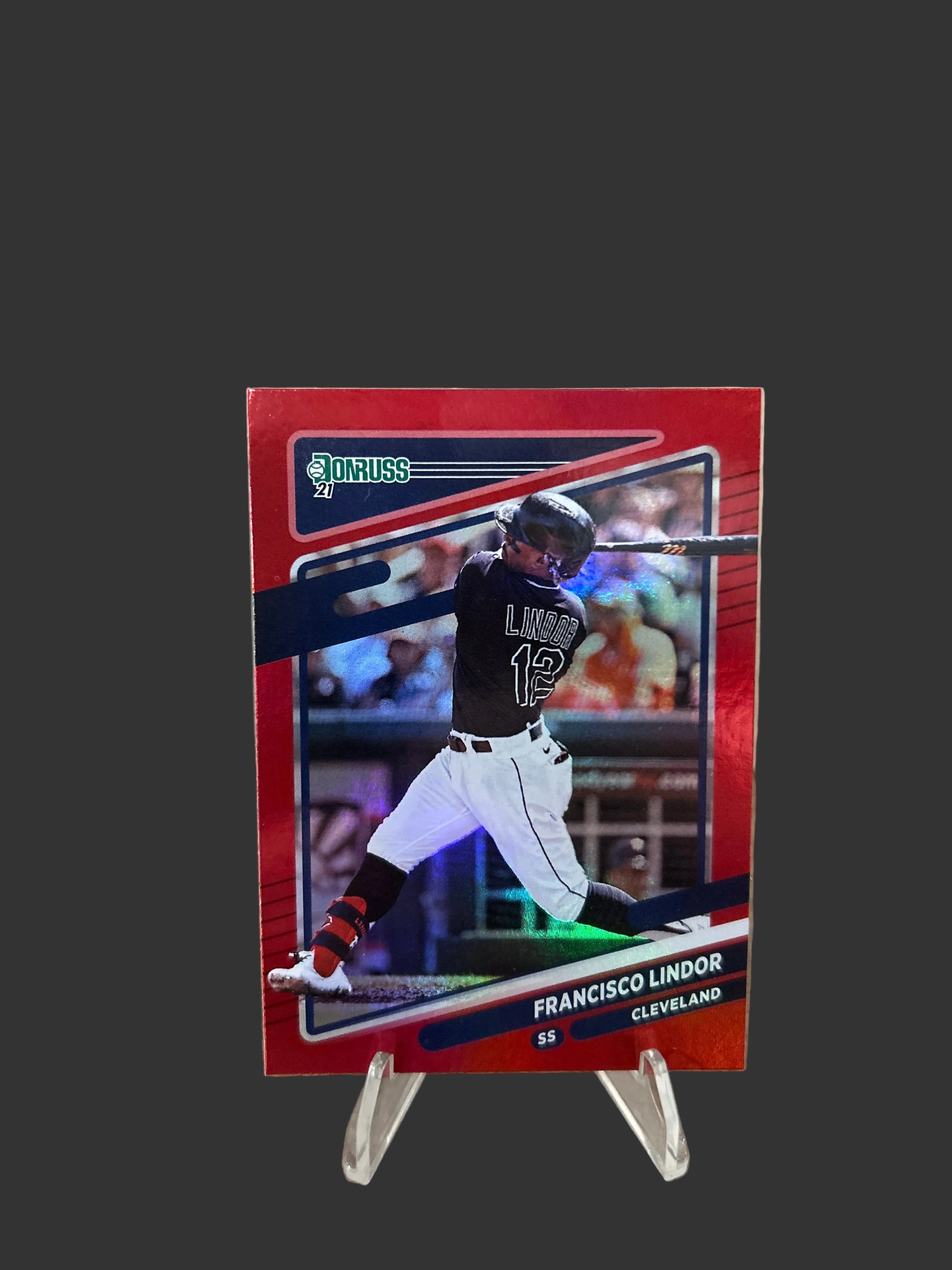 2021 Panini Donruss Baseball - Francisco Lindor #139 Red