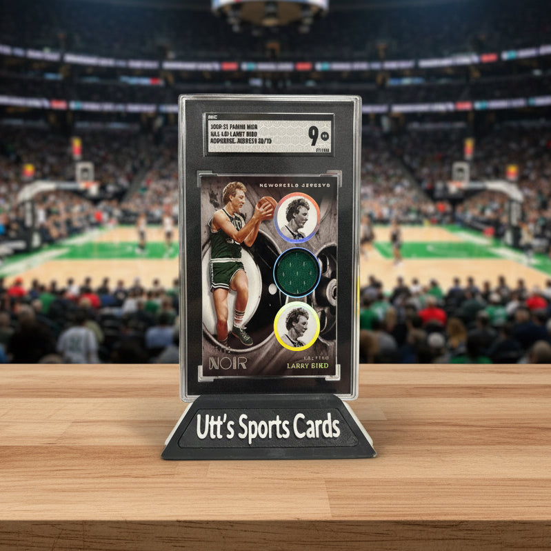2020-21 Panini Noir - Newsreels Jerseys Larry Bird #NRJ-LBI 53/75 (MEM)