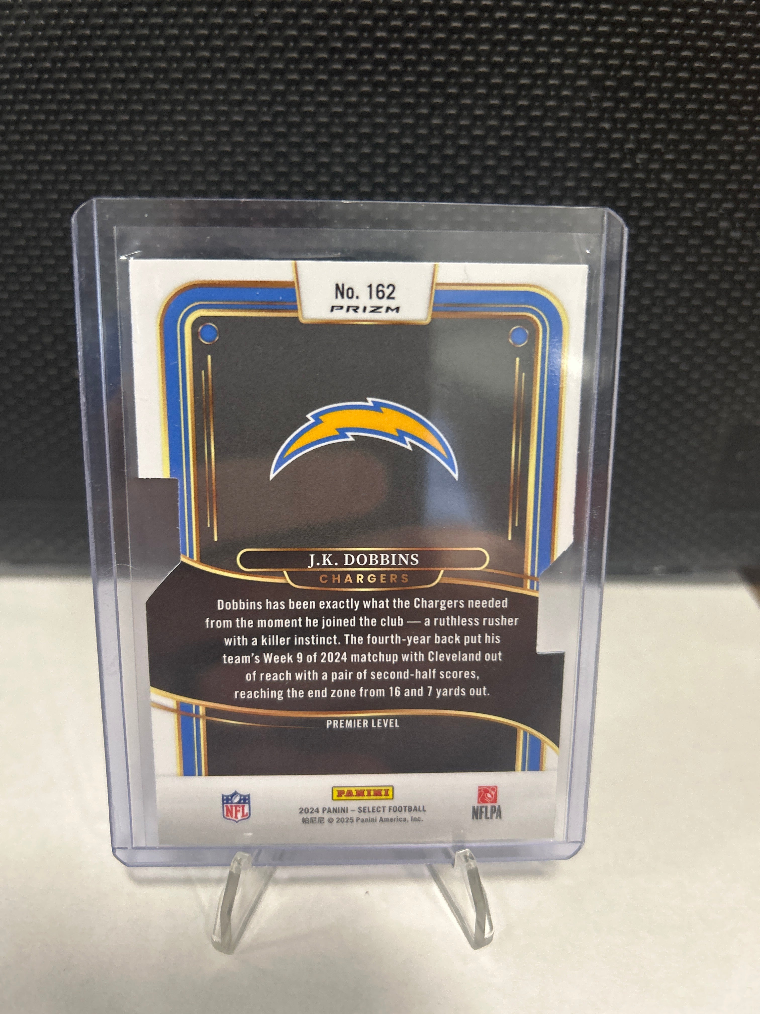 2024 Panini Select JK DOBBINS Premier Level Silver #162 Chargers