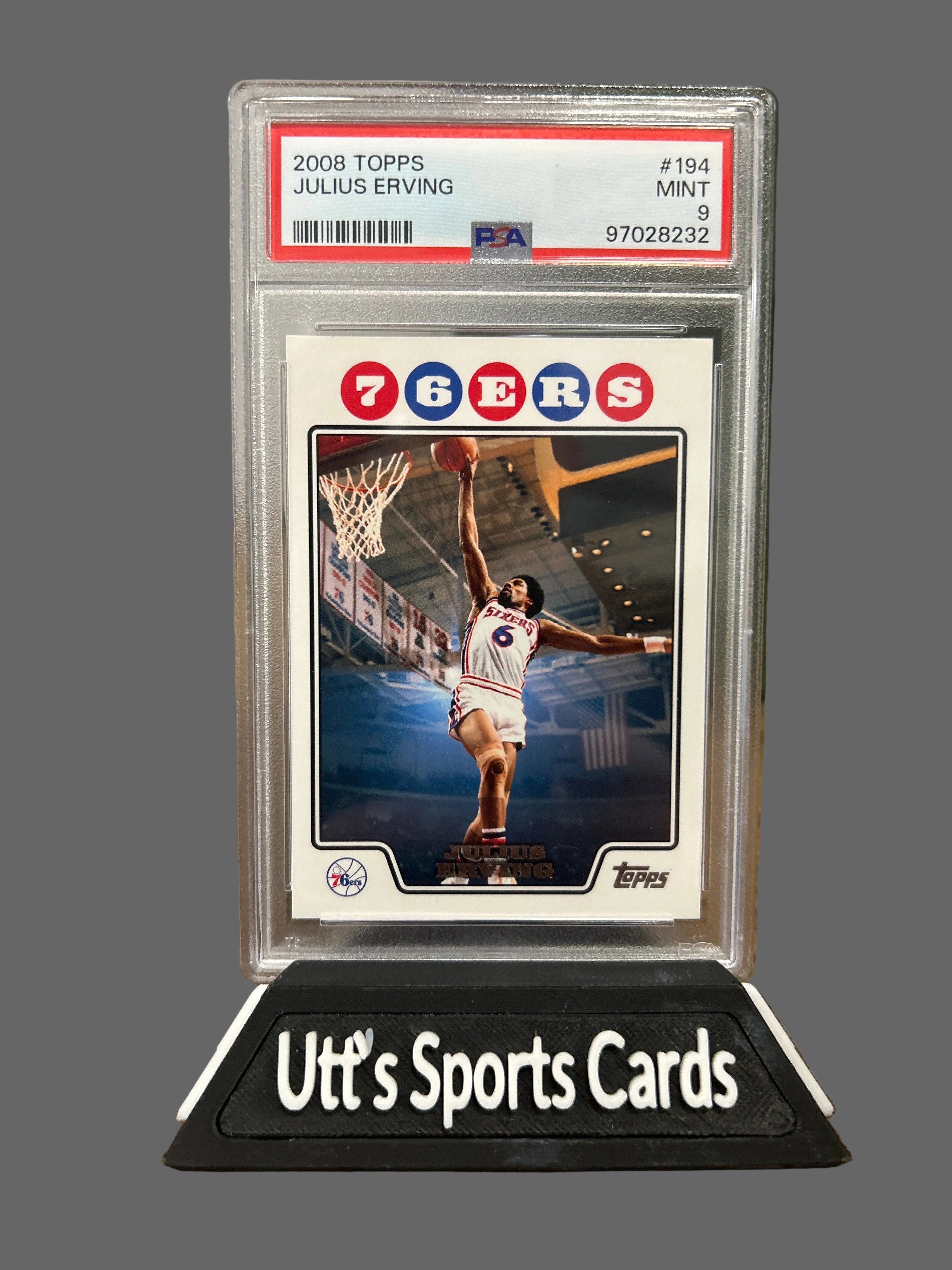 2008-09 Topps #194 Julius Erving (PSA 9)