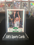 1990 Fleer #8 LARRY BIRD Boston Celtics NBA Basketball Trading Card NM!