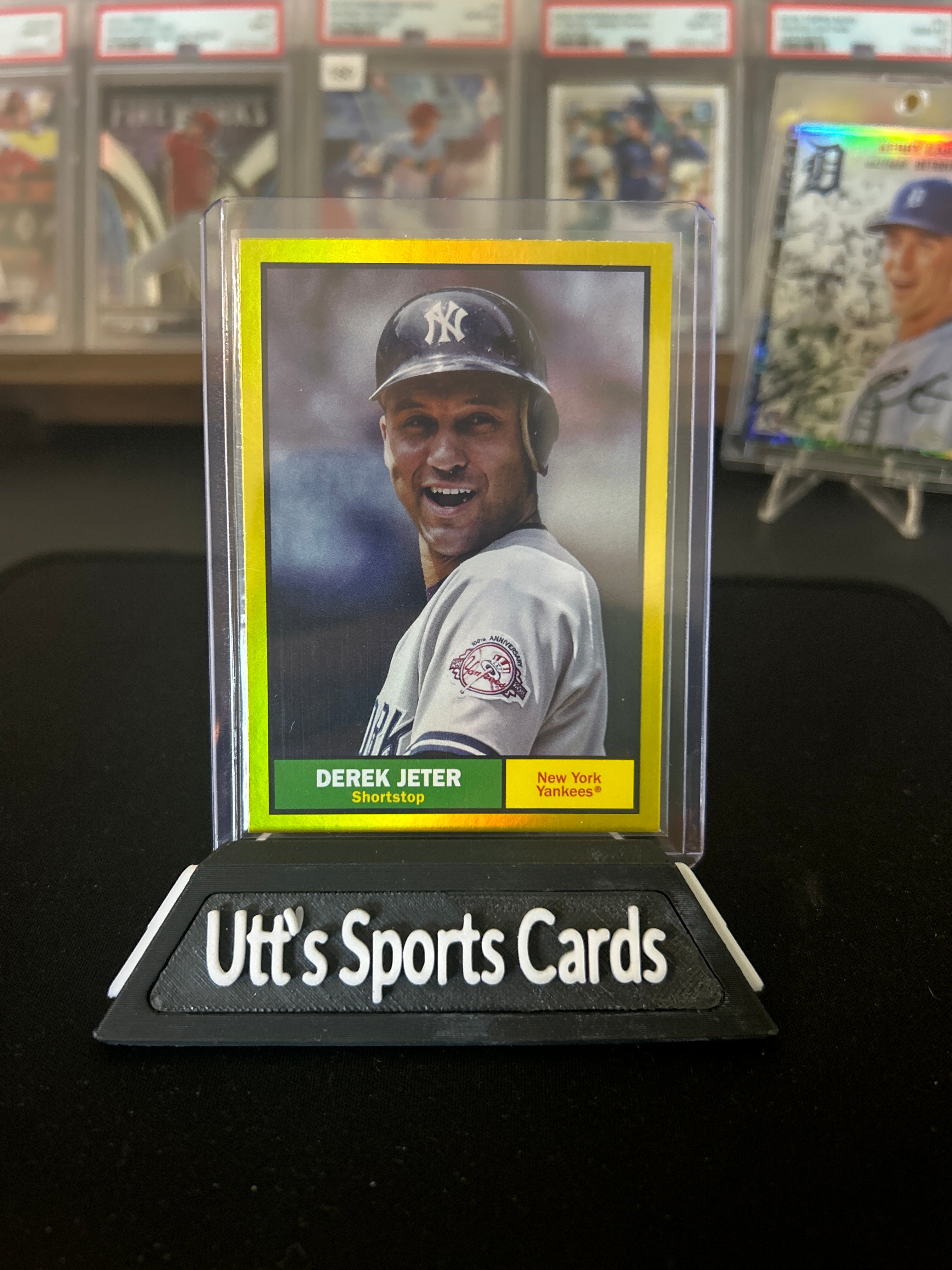 2024 Topps Archives - 1961 Topps Derek Jeter #55 Yellow Foilboard