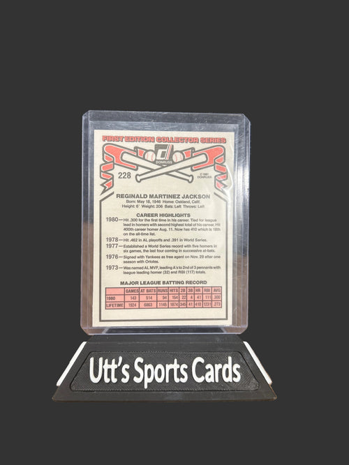 1981 Donruss - Reggie Jackson #228