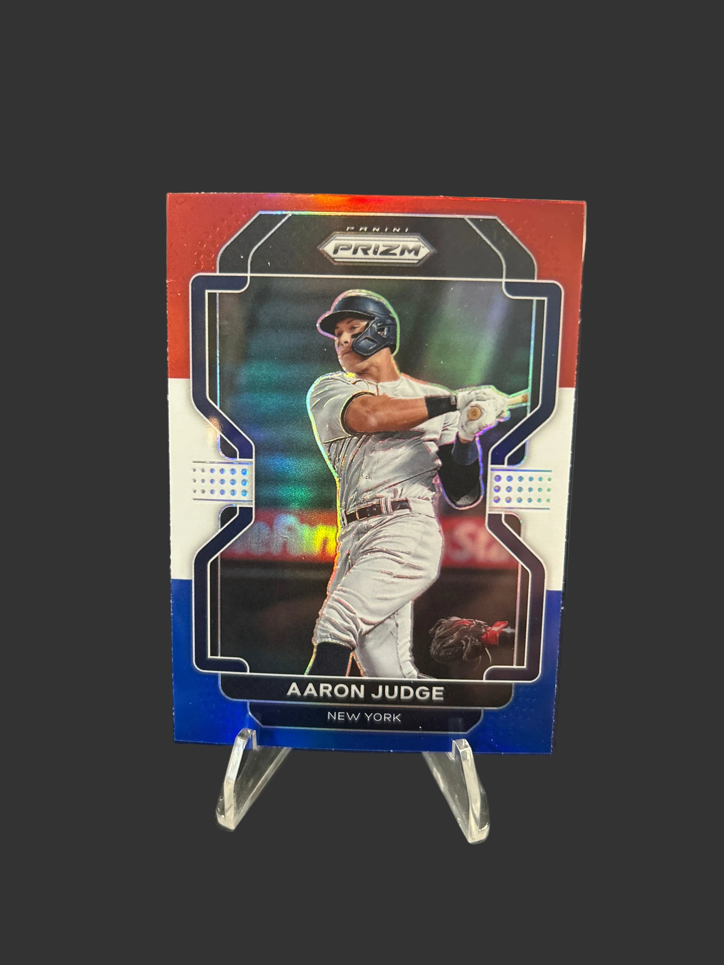 2022 Panini Prizm - Tier III Aaron Judge #239 Red White & Blue Prizm