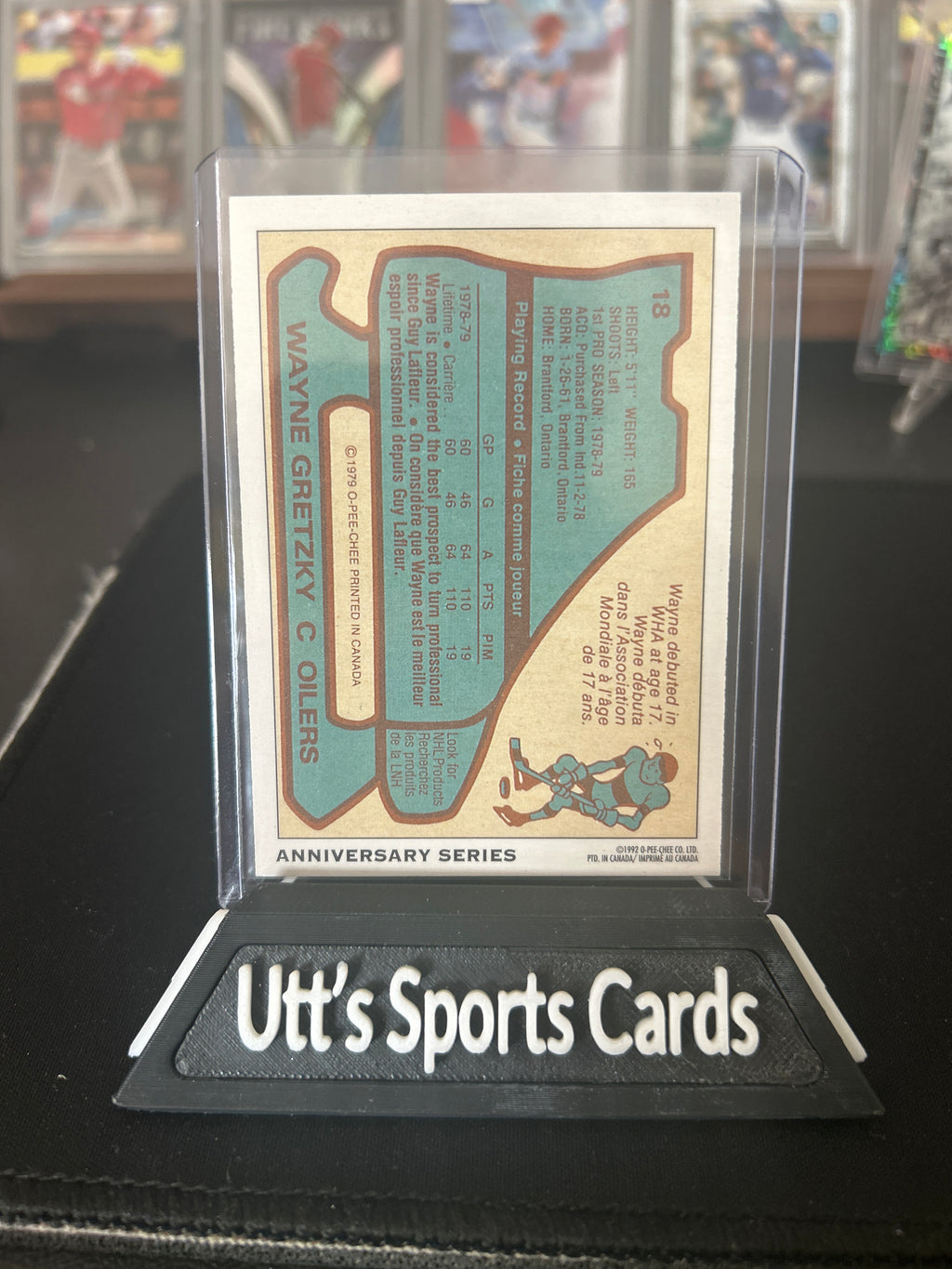 O-Pee-Chee 1992-93 Anniversary Series 1979 Wayne Gretzky Roomie #12