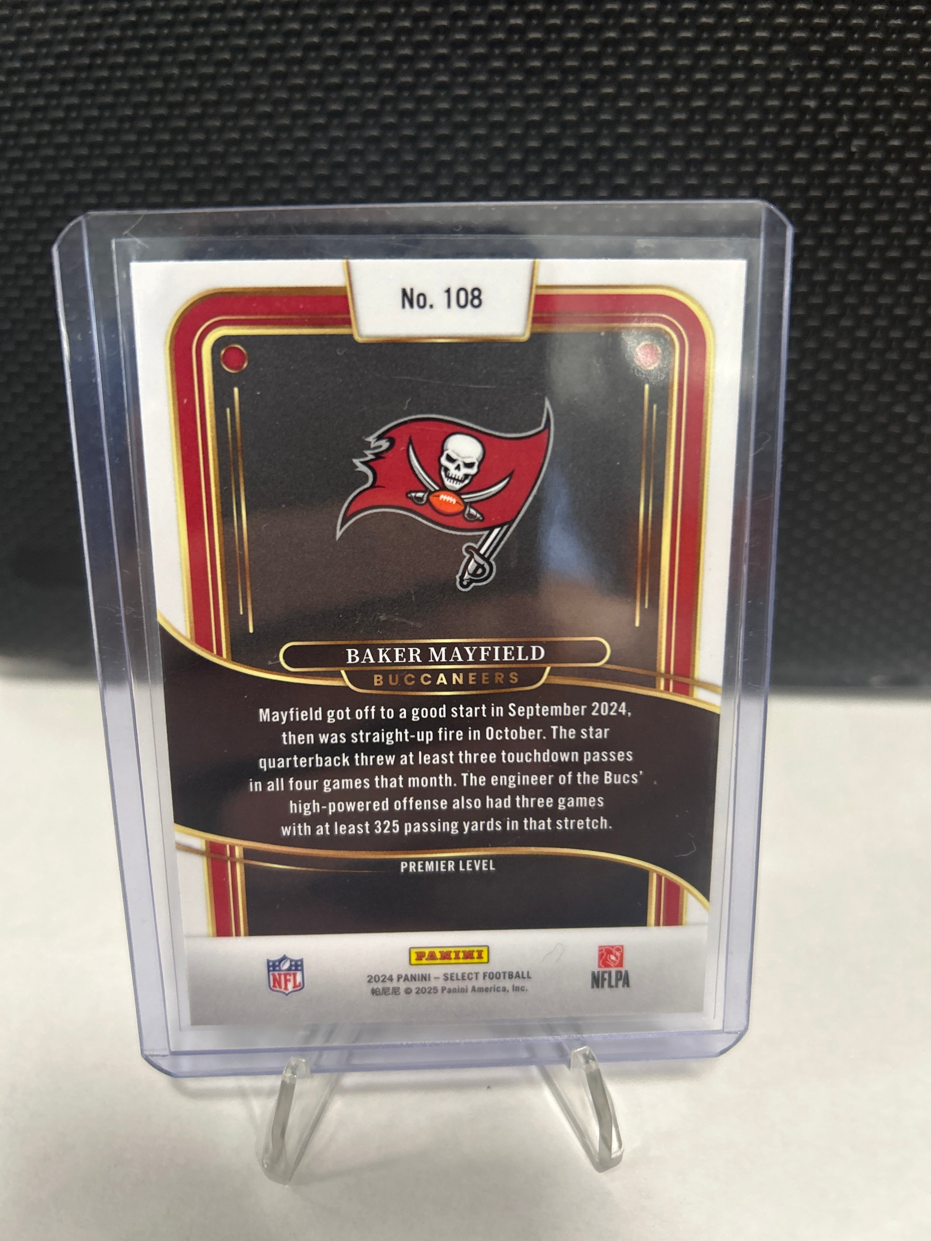 2024 Panini Select - Premier Level Baker Mayfield #108
