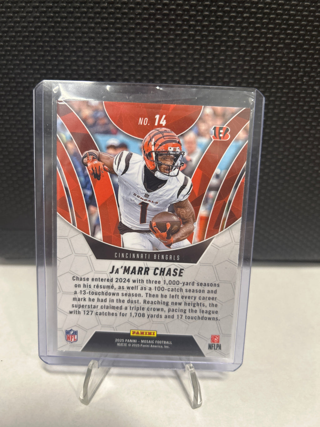 Ja’Marr Chase - Cincinnati Bengals 2025 Panini Mosaic Elevate #14