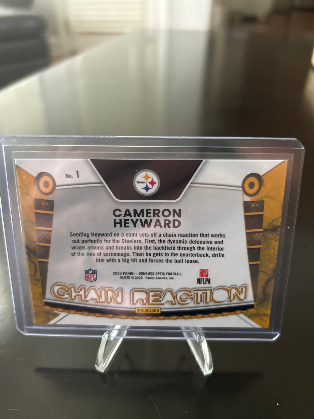 2025 Panini Donruss Optic - Cameron Heyward #1 Chain Reaction