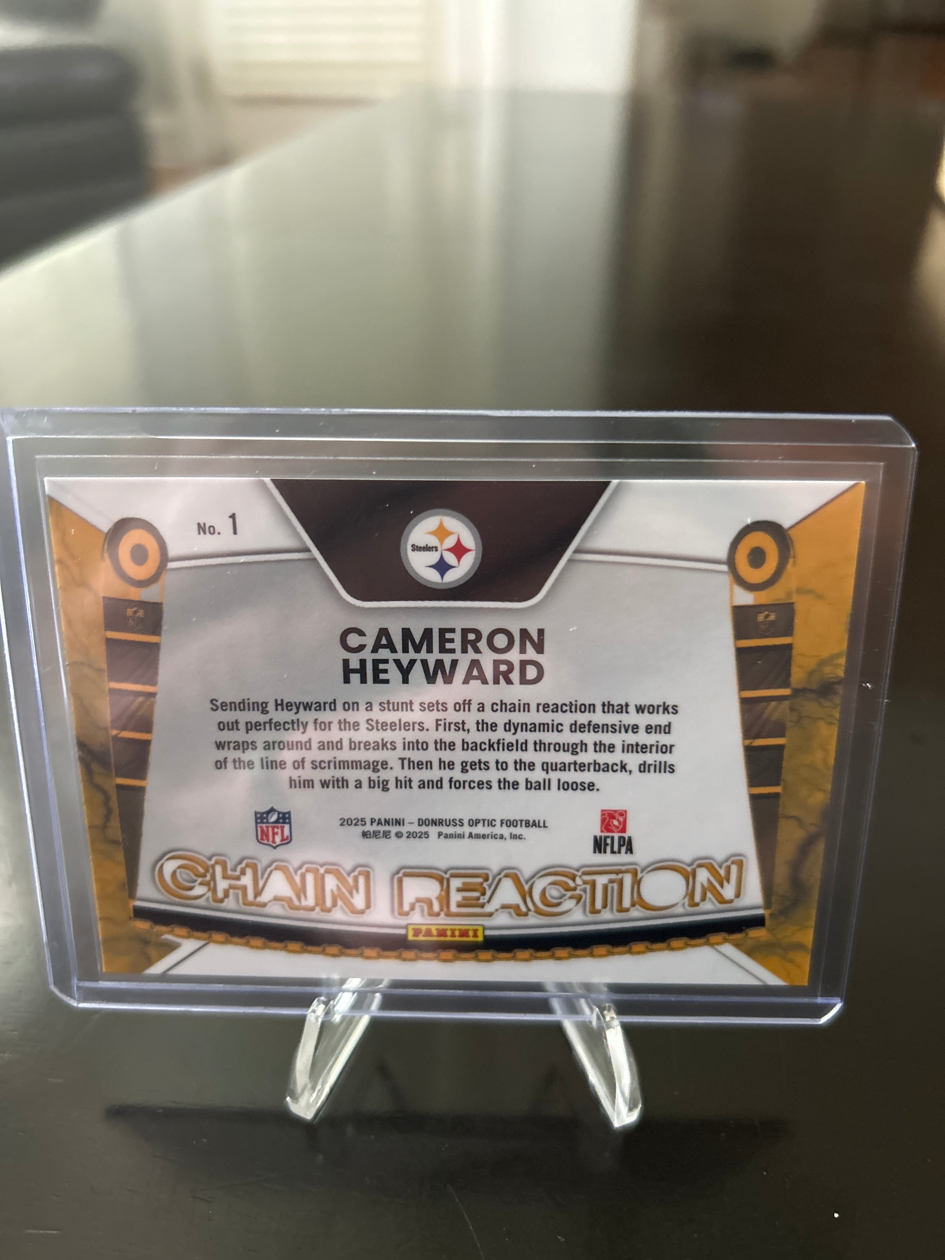 2025 Panini Donruss Optic - Cameron Heyward #1 Chain Reaction