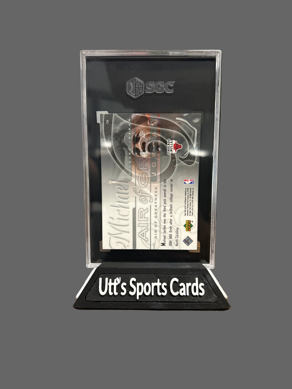 1999-00 UD AIR OF GREATNESS #134 MICHAEL JORDAN SGC 9.5