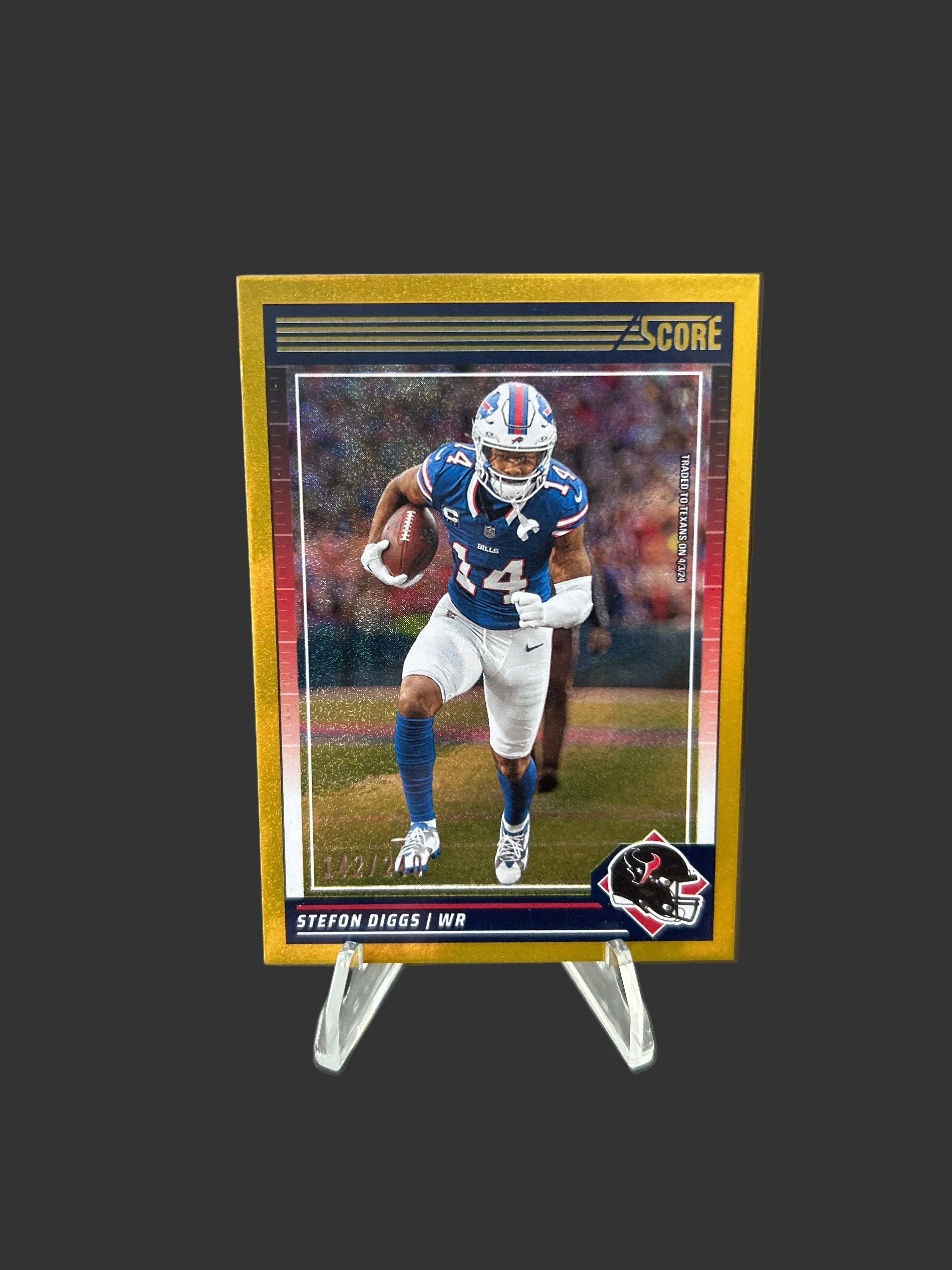 2024 Score - Stefon Diggs #31 Gold Dots /240