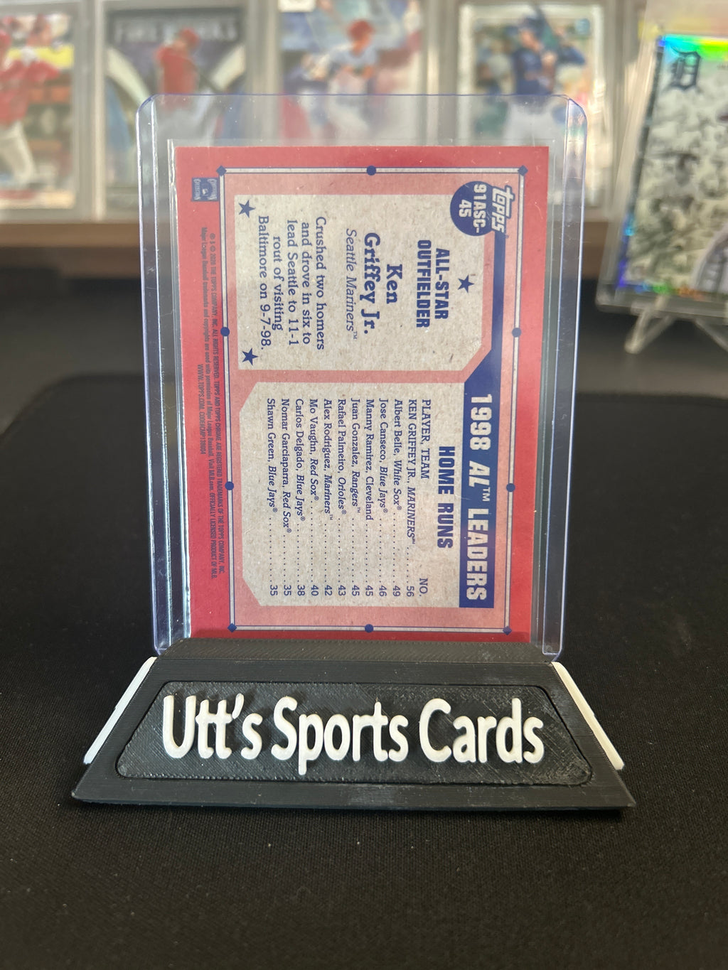 2026 Topps Series 2 Ken Griffey Jr 1991 All Star Chrome Mojo Refractor #91ASC-45
